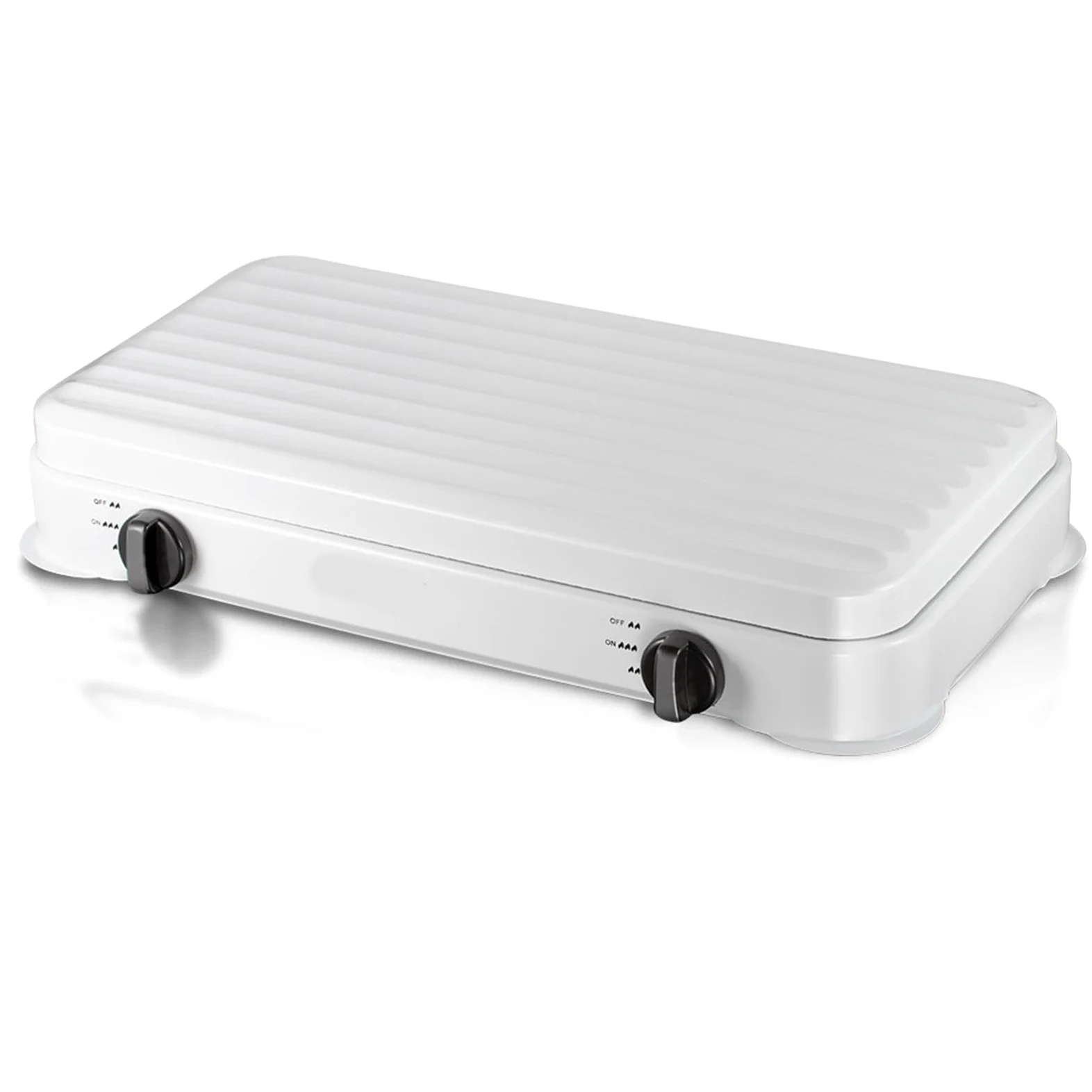 Placa de Gas con Quemador Doble, Resistente Y Fácil de Usar, Compacta, de Acero Inoxidable, con Integrado. Adecuada para El Hogar, Camping