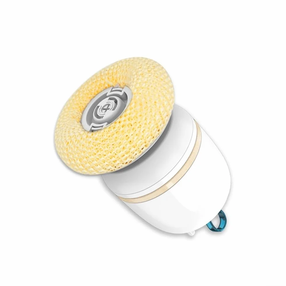 Honseadek Bola eléctrica inalámbrica para lavar platos USB recargable con dispensador automático de detergente 360°