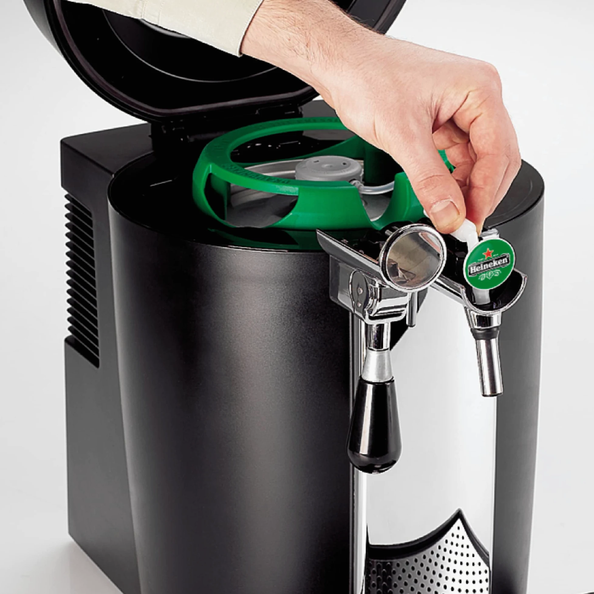 Krups VB700800 BeerTender Dispensador de cerveza termoplástico, color negro