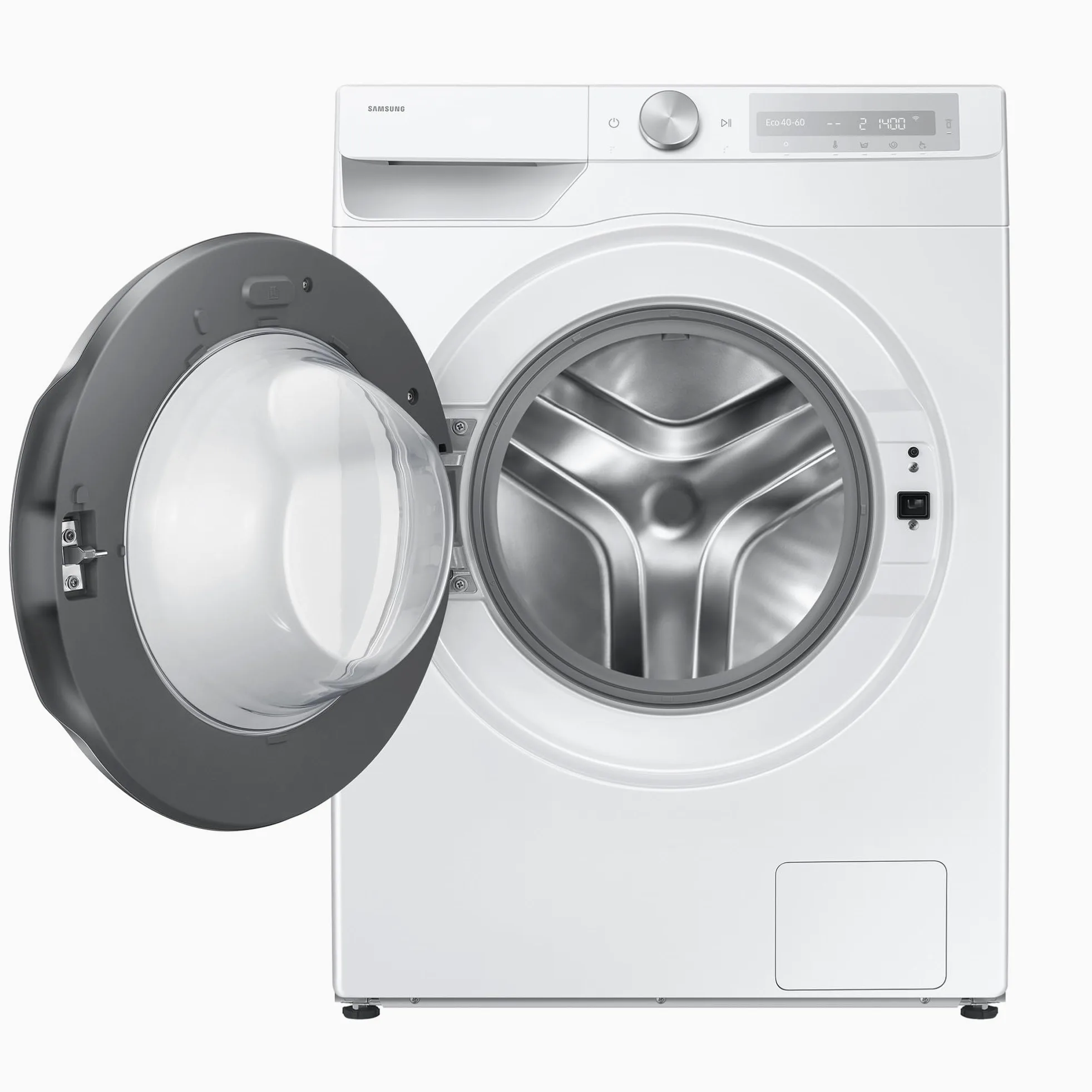 Samsung Lavadora Carga Frontal 9Kg Clase A-10% WW90DG6U85HHU3 | Autodosificación, Ahorra hasta un 70% de energía con inteligencia artificial, Tecnología AI EcoBubble, Programa Super Speed