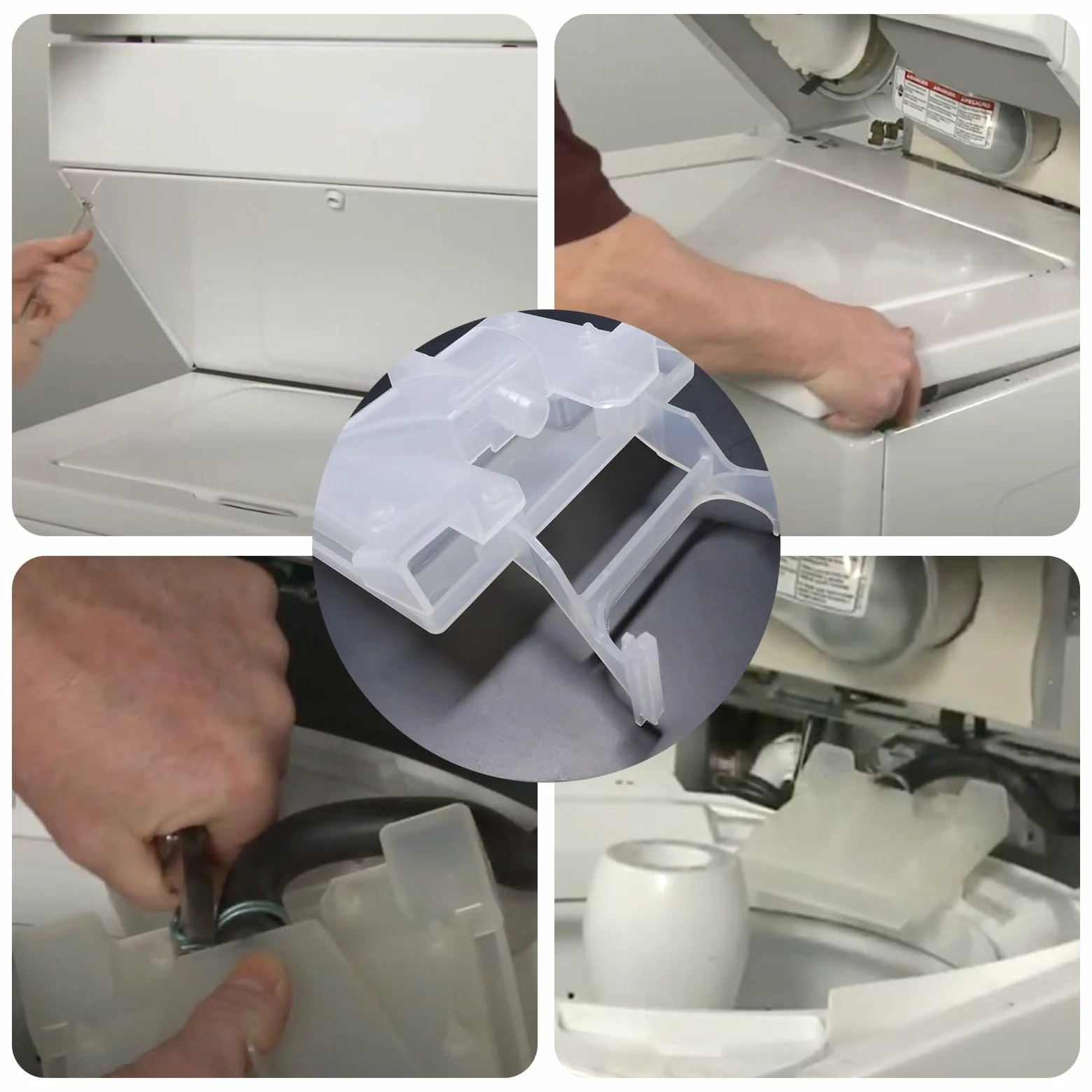 WP3360977 - Rotura de vacío compatible con Whirlpool Kenmore KitchenAid WP3360977 Repuesto 387606 3360977 2845 AP6008099 PS11741230 EAP11741230