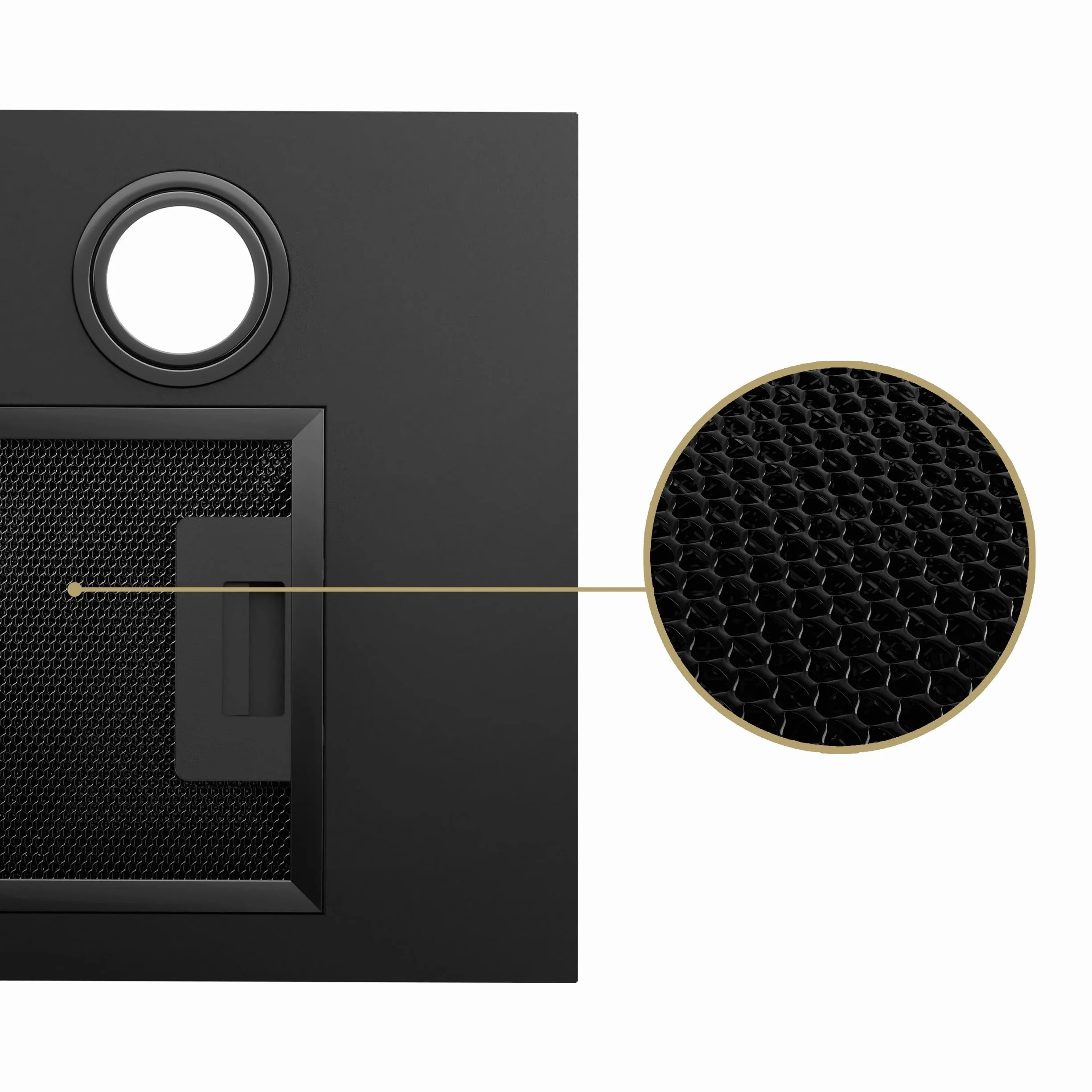 CIARRA CBCB5913A Campana Extractora Integrada 52 cm 300 m³/h Negro