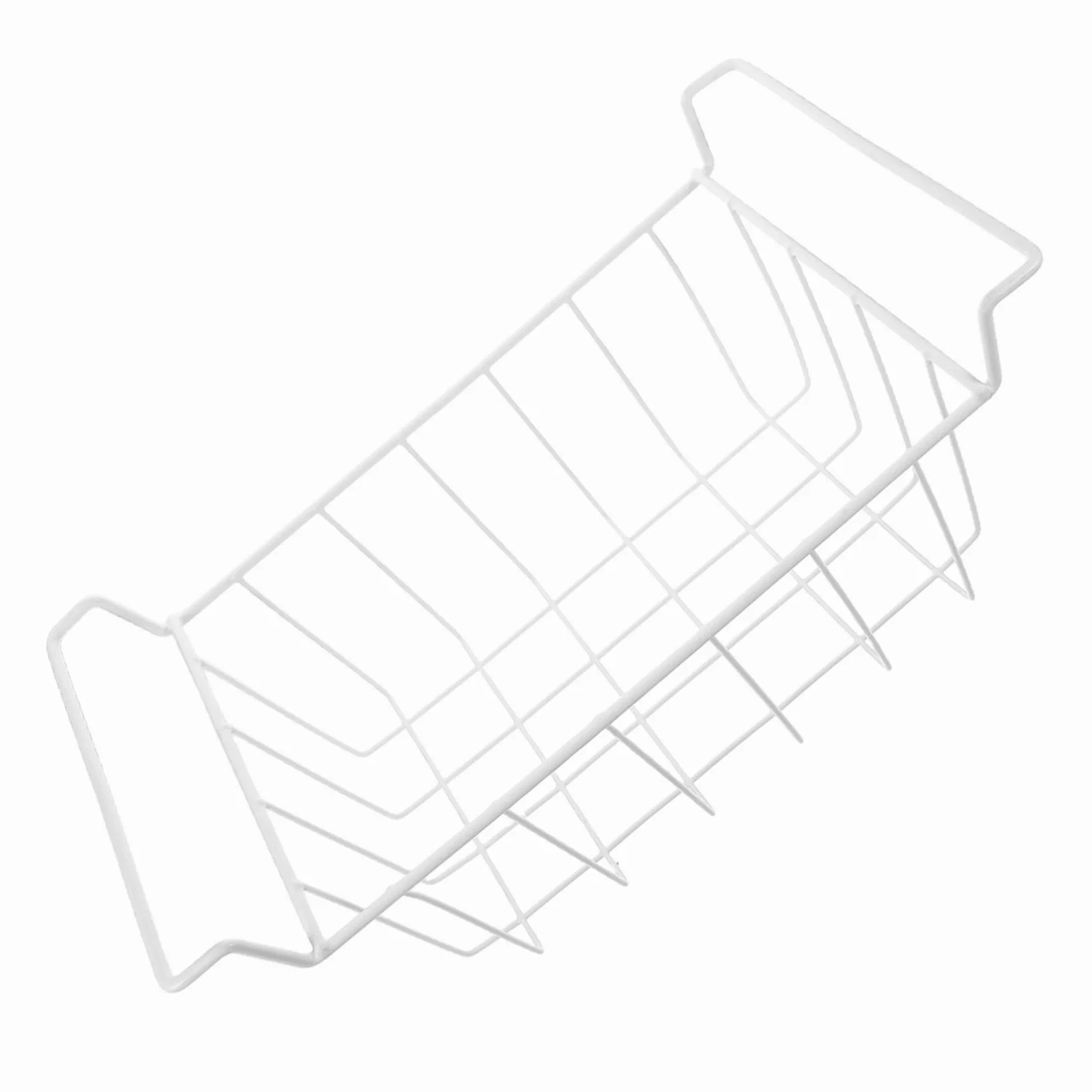 Cesta de alambre para congelador, estante de despensa apilable de metal para congelador y refrigerador