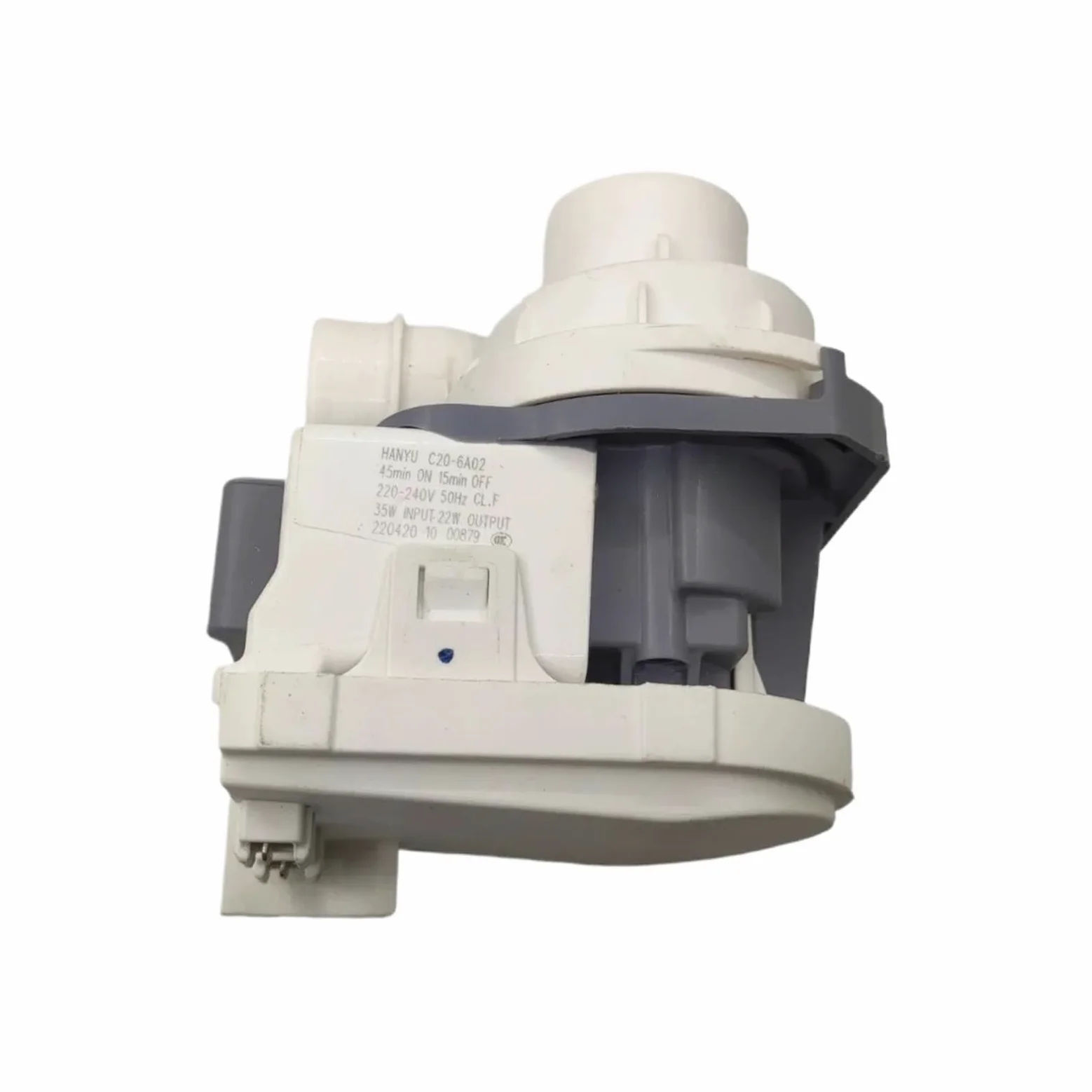 Motor De Bomba De Drenaje For Lavavajillas Midea, C20-6A02, 35 W, 220-240 V, 50 Hz.