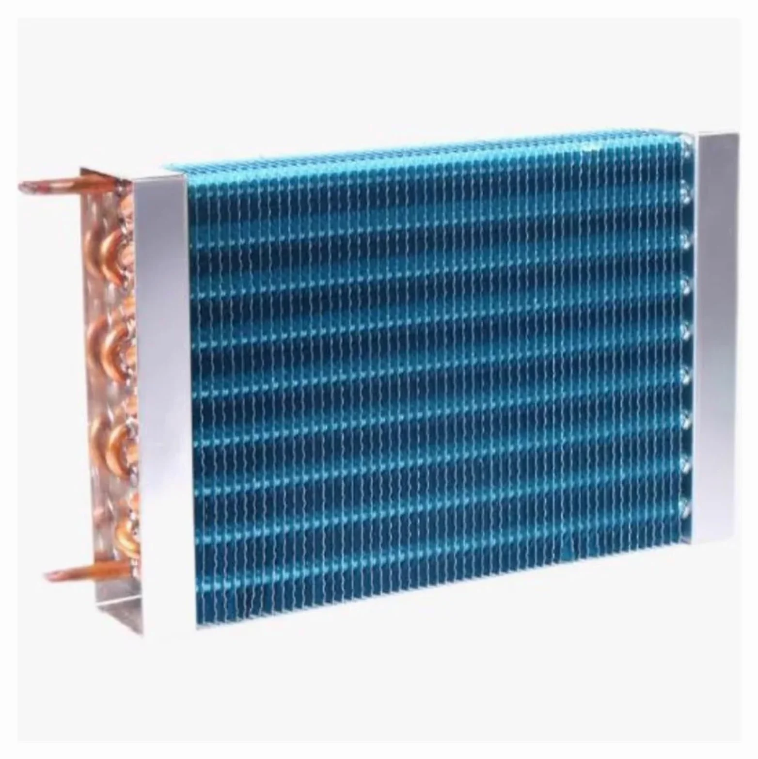 Evaporador De 500x75x215mm, Refrigerador, Congelador, Vitrina Refrigerada, Aleta De Tubo De Cobre, Condensador Refrigerado Por Aire