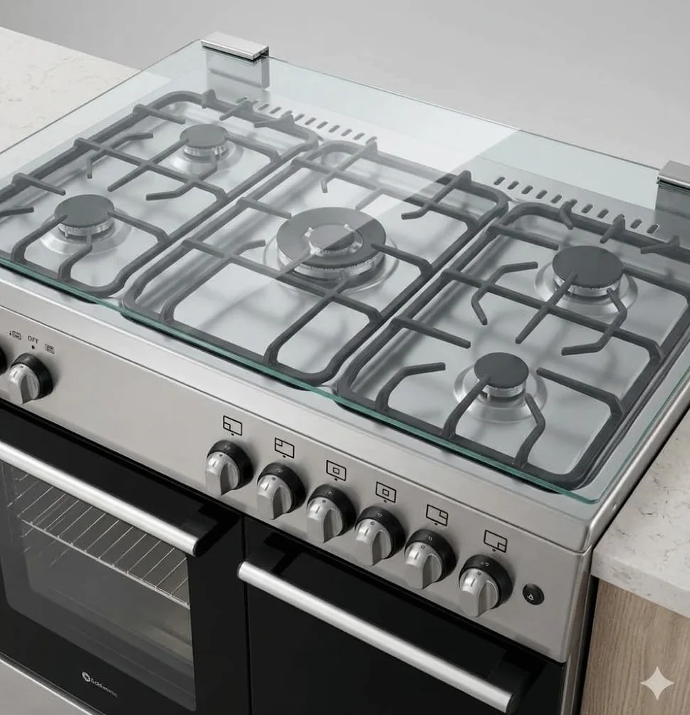SOLTHERMIC F9LT50G2IX COCINA GAS PORTABOMBONA ACERO INOXIDABLE / 5 FUEGOS (1 WOK-DOBLE) / HORNO / **ENTREGA A DOMICILIO Y RETIRADA DEL USADO GRATIS/ALTA GAMA