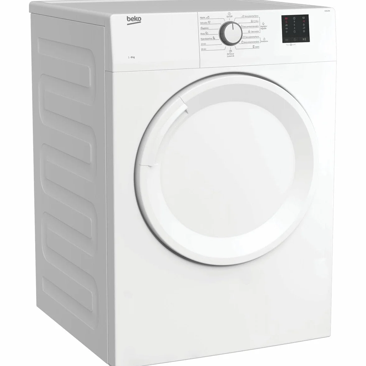 Beko - Secadora De Evacuación Beko Dv8120N Con Capacidad De 8 Kg