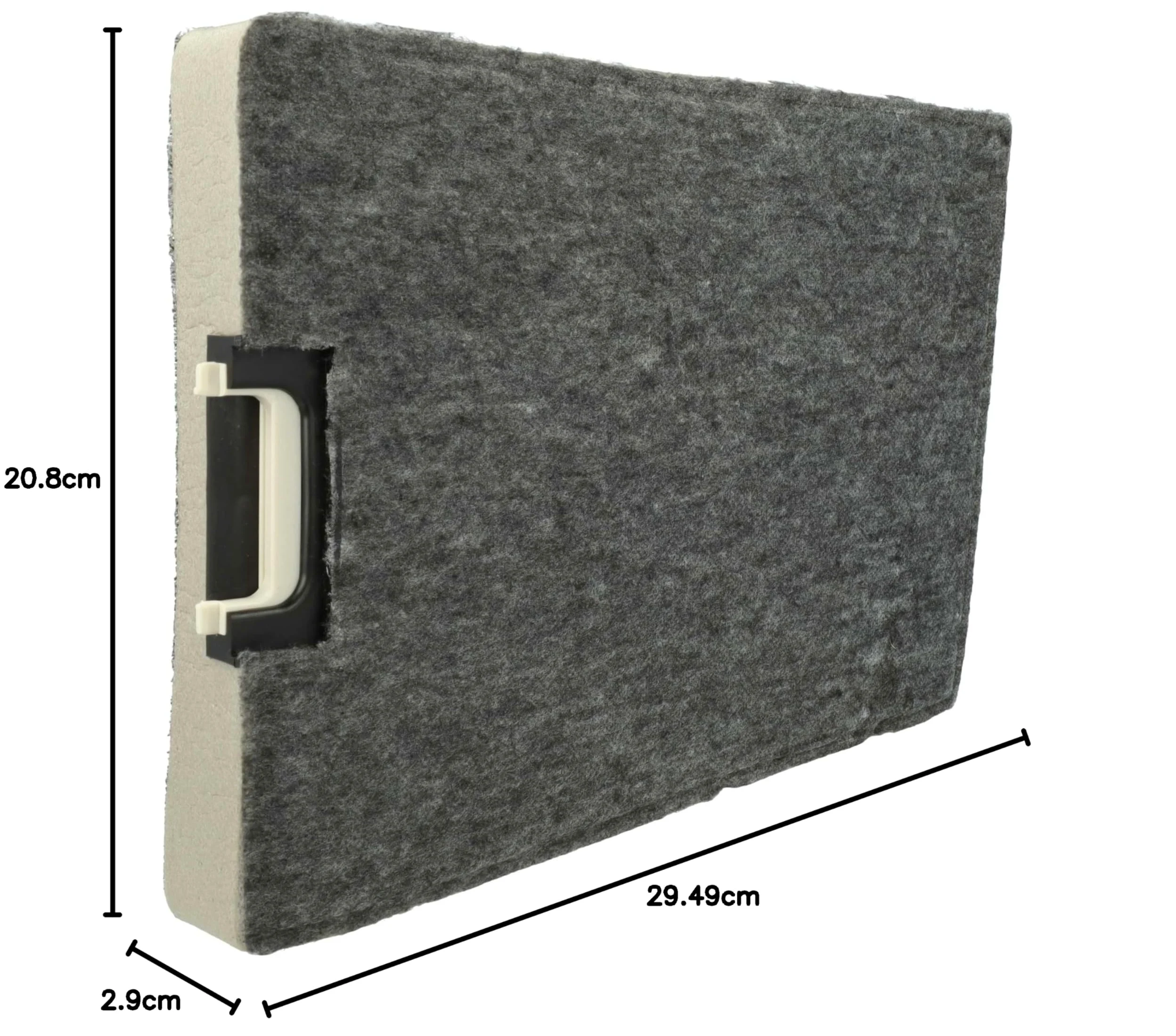vhbw 4x filtro de carbón activado reemplaza Miele 3284680 | 3284681, 3284682, 8011222, 8049726, DKF6 para campanas cocina - 30 x 21,5 x 3 cm