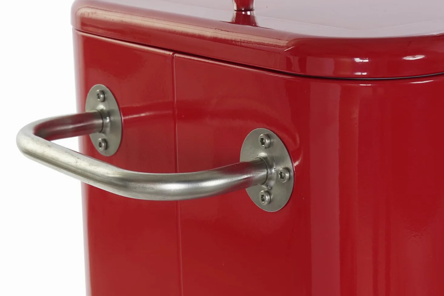Nevera Acero PP 74x43x80 56 litros Rojo | Alexandra House Living Nevera Acero Pp 74x43x80 56 Litros Rojo