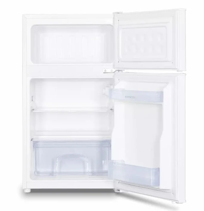 INFINITON | Frigorifico FG-A82B2P | Dos Puertas | Capacidad 85 L | Descongelación DEFROST | Alto 85 Cm | Clase Energética A+ /F | Temperatura Regulable | Color Blanco |