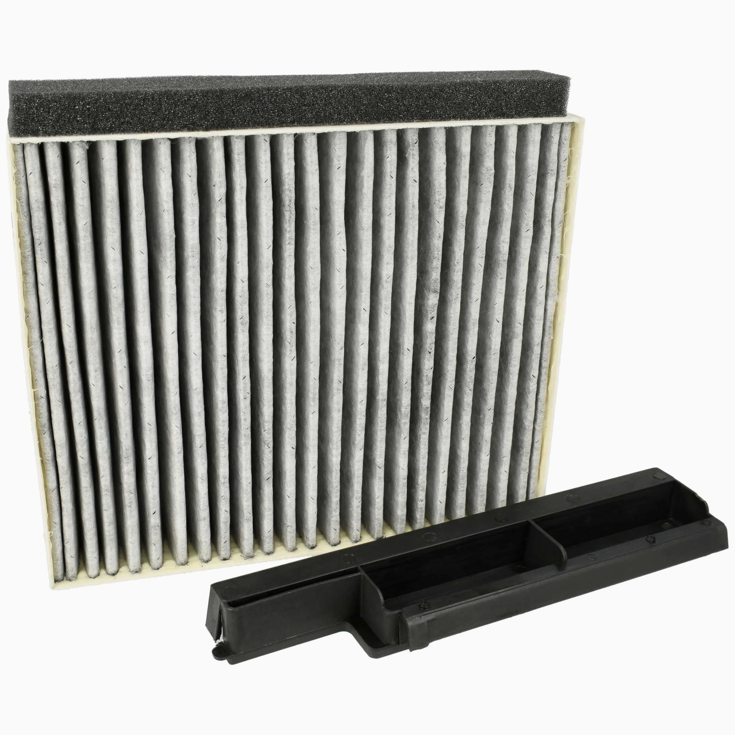 vhbw 4x filtro de carbón activado compatible con Bosch DWB94BC51/03, DWB94BC51/01, DWB94BC51/02, DWB94BC50B/01 campanas cocina + marco de sujeción