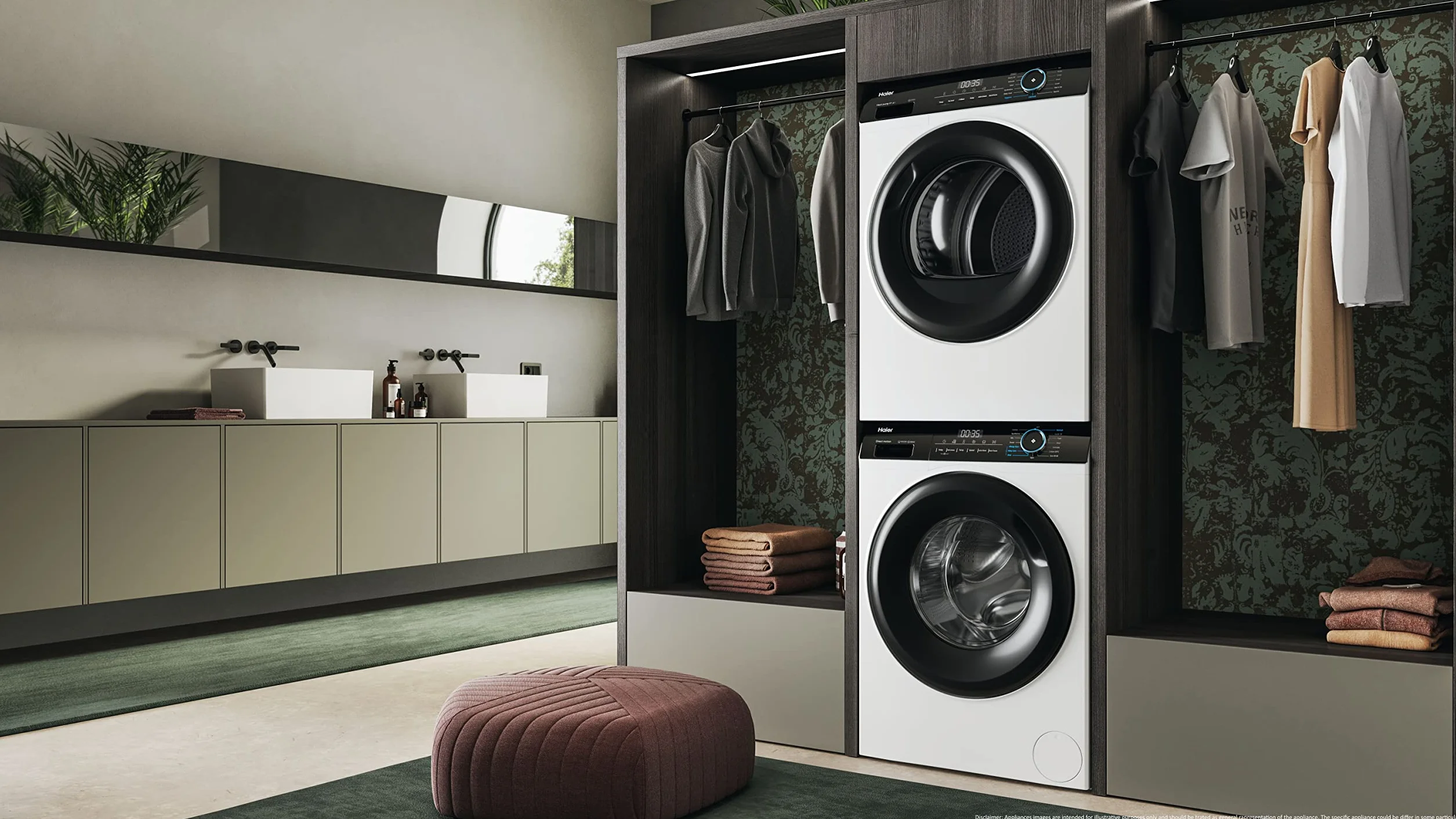 Haier I-Pro Series 3 Secadora con Bomba de Calor 9KG Función Vapor I-Refresh Motor Inverter