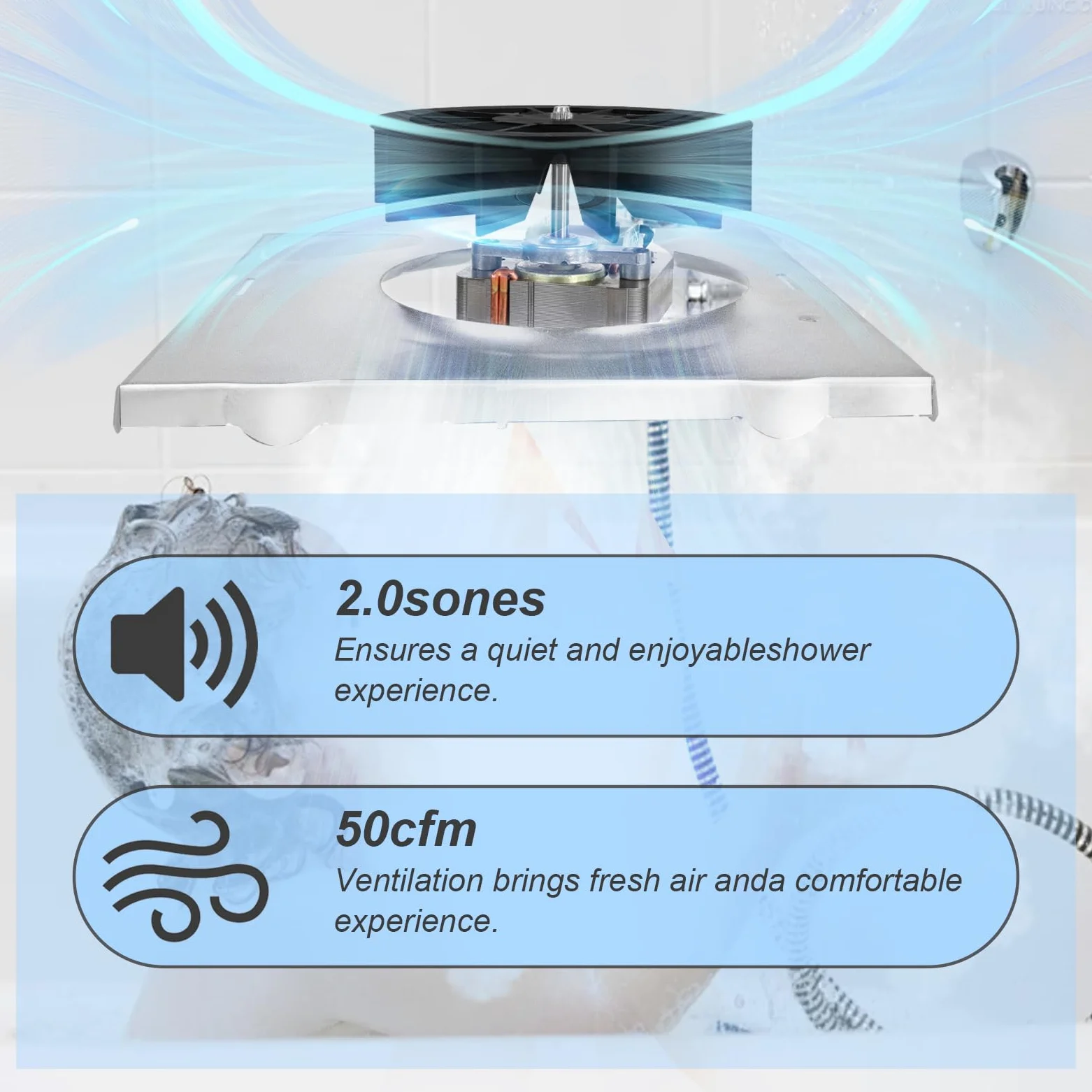 Motor de ventilador 678 para nutone