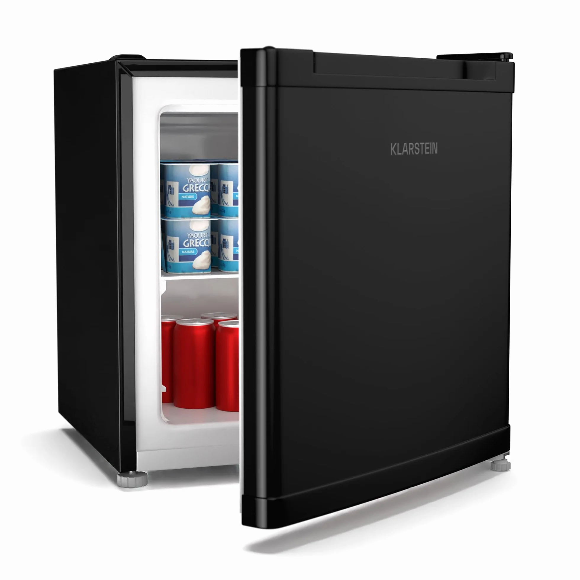 KLARSTEIN Irene Mini Nevera, 31L Nevera/Congelador Compacto Con Temperatura Ajustable -24°C A 10°C, Eficiente Energéticamente, Silencioso 38 Db Para Dormitorios & Espacios Pequeños