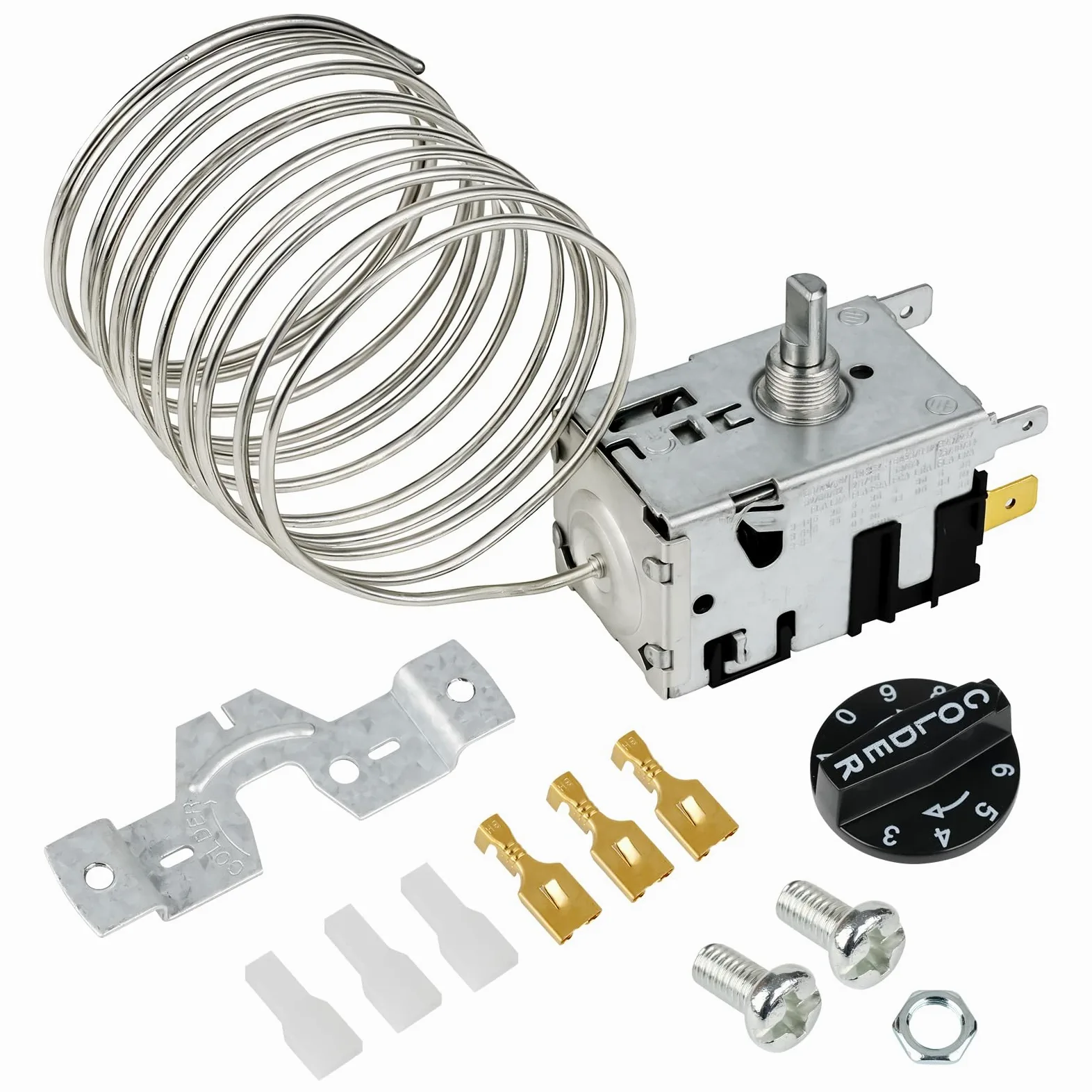 Kit de control de temperatura 800366 actualizado 2026 que se adapta a la refrigeración verdadera, reemplaza 077B6806, 077B7172, 98806 - Termostato de detección de bobina de 76 pulgadas