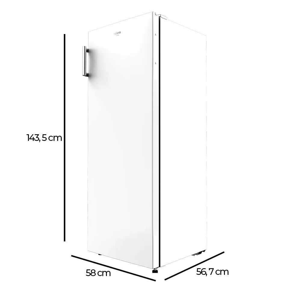 Cecotec Bolero CoolMarket 1D 242 Frigorífico 1 Puerta 242L 143,4cm Blanco Auto Defrost