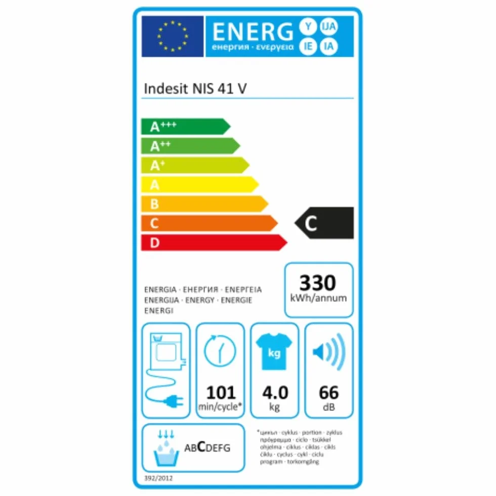 Secadora evacuación Indesit NIS 41 V (EU) libre instalación, 4kg