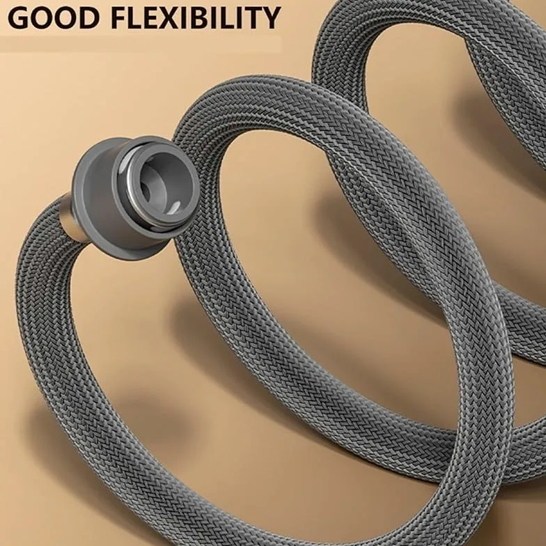 Manguera de drenaje para lavadora, manguera de entrada flexible para lavavajillas, extensión de manguera corrugada para lavadora, adaptador de manguera curvada (para 3 m)
