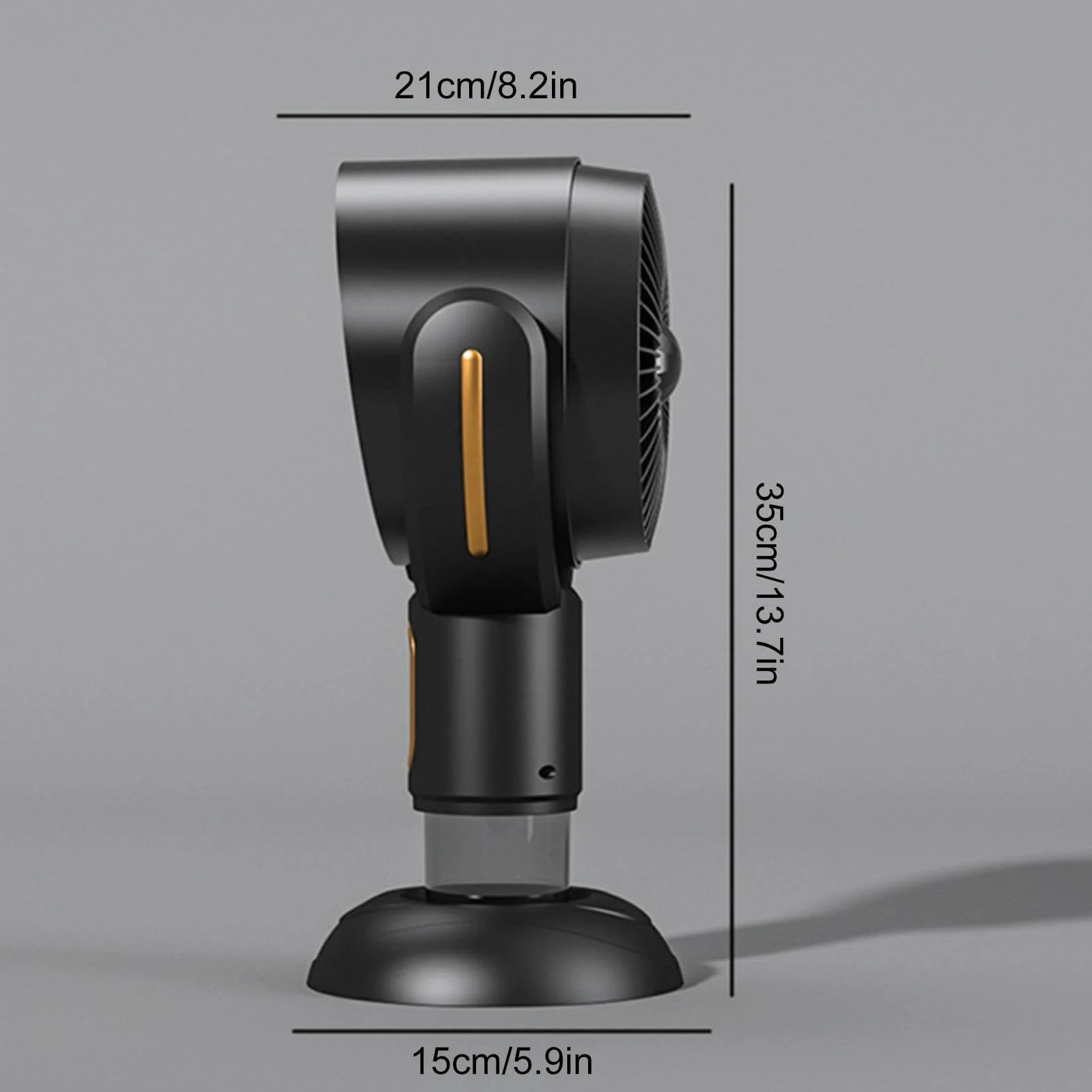 Campana Extractora Portátil para Cocina - Ventilación Recargable 3000 mAh, Campanas de Cocina con Rotación de 360 Grados, Extractor de Aire Portátil para Cocinar y Uso en Escritorio