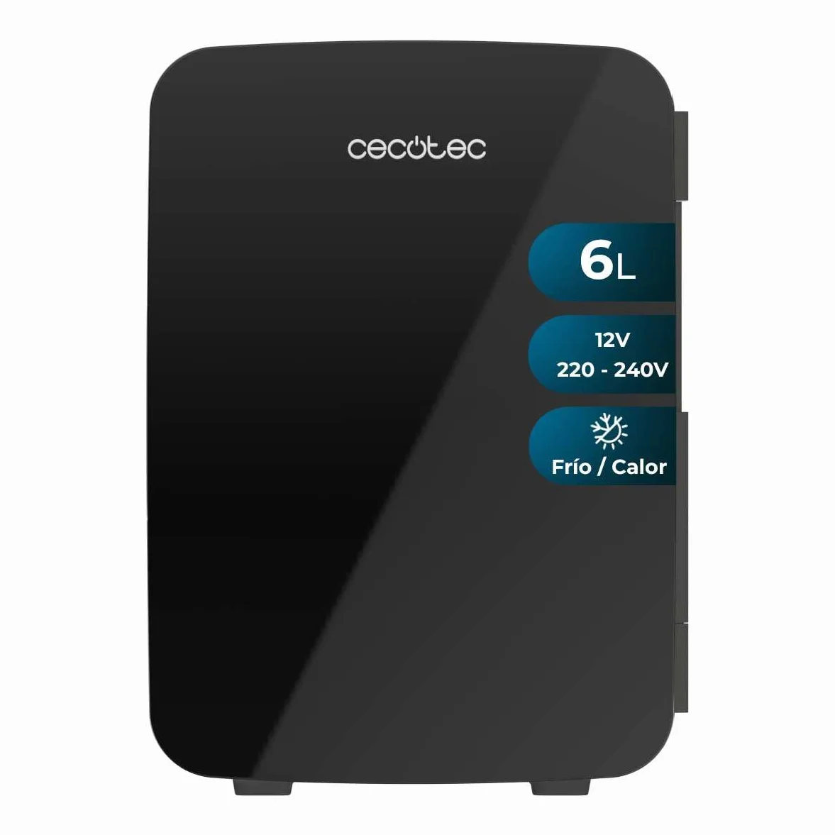 Cecotec Bolero MiniCooling 6L Mini Lodówka 12V-220V Chłodzenie i Ogrzewanie 5-65°C Czarny