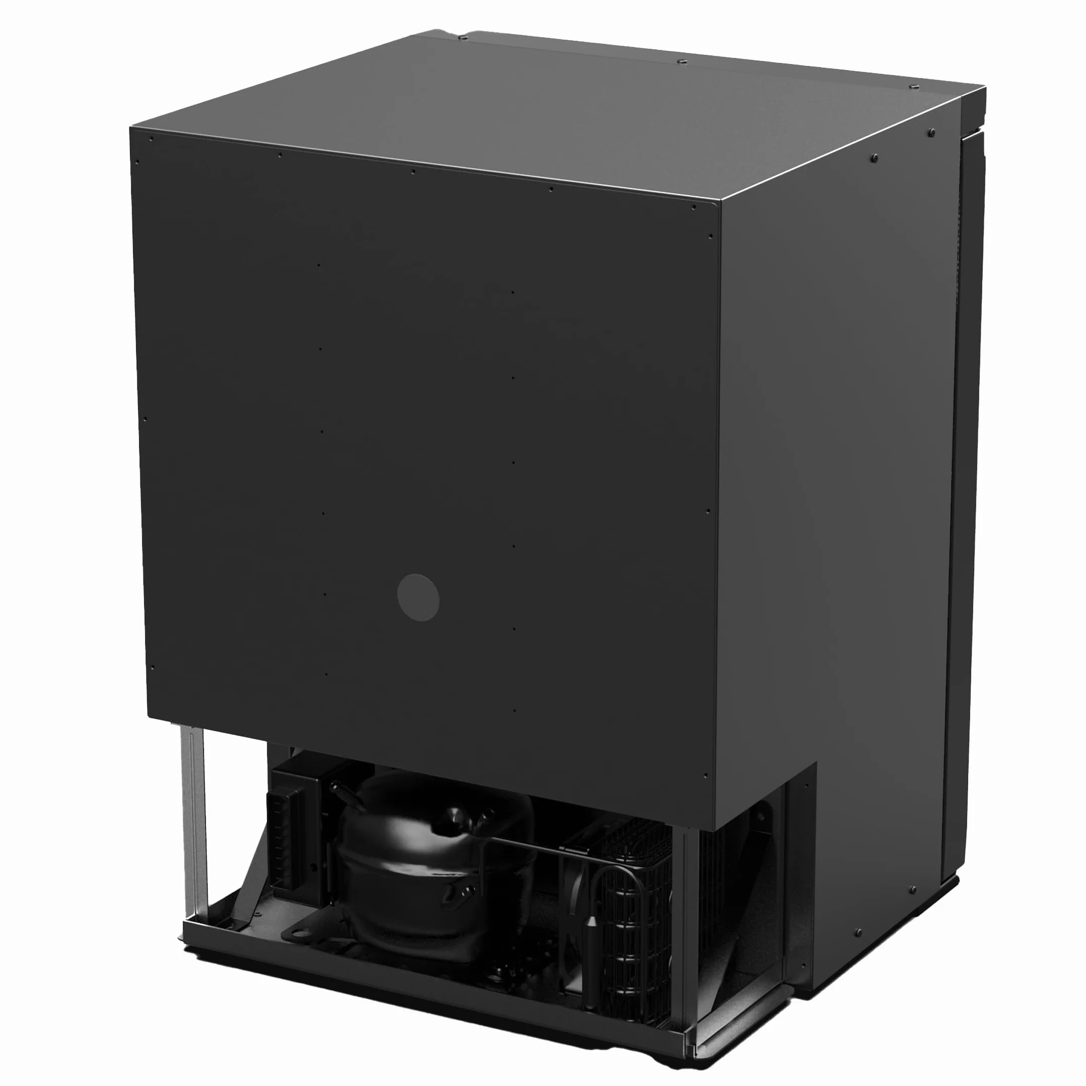 Nevera con compresor de 65 l con control por aplicación, 12 V, 24 V, ahorro de energía, minifrigorífico con puerta de apertura lateral, nevera pequeña con función de congelador, para coche, camión