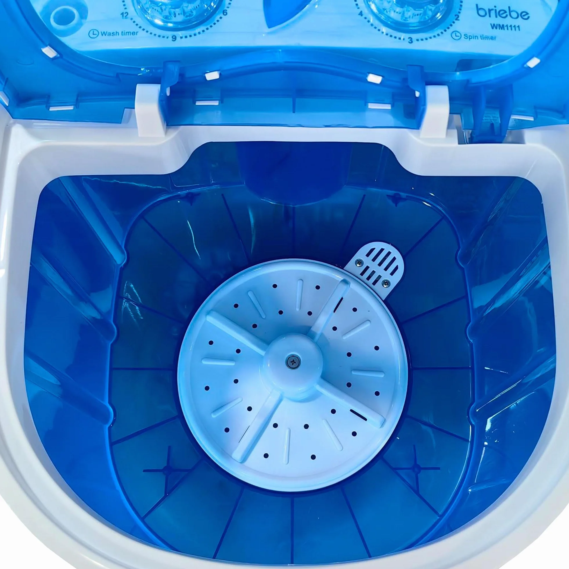 briebe Camp Mini Lavadora Portátil con Centrifugado 3kg Carga Superior Bajo Consumo