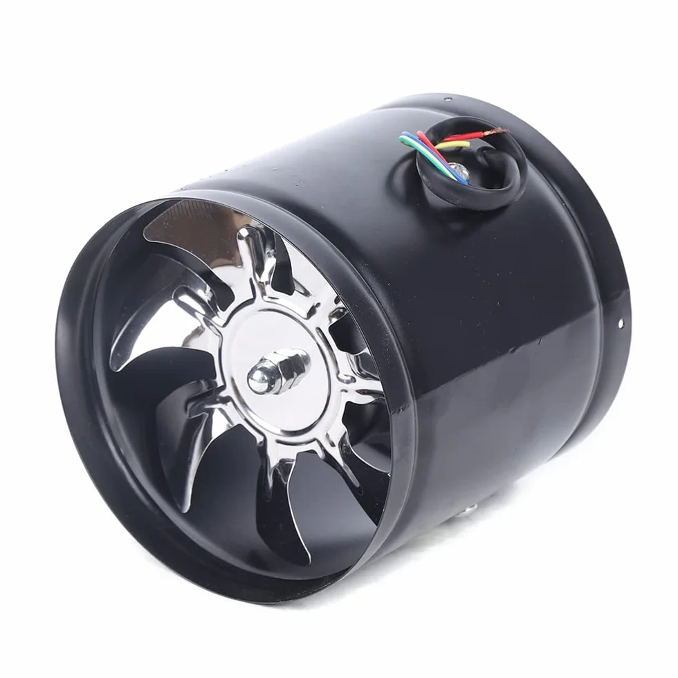 Ventilador extractor de aire para conductos, ventilador axial, ventilador industrial, extractor de aire para cocina, salón, fábrica, hotel, potente, bajo ruido