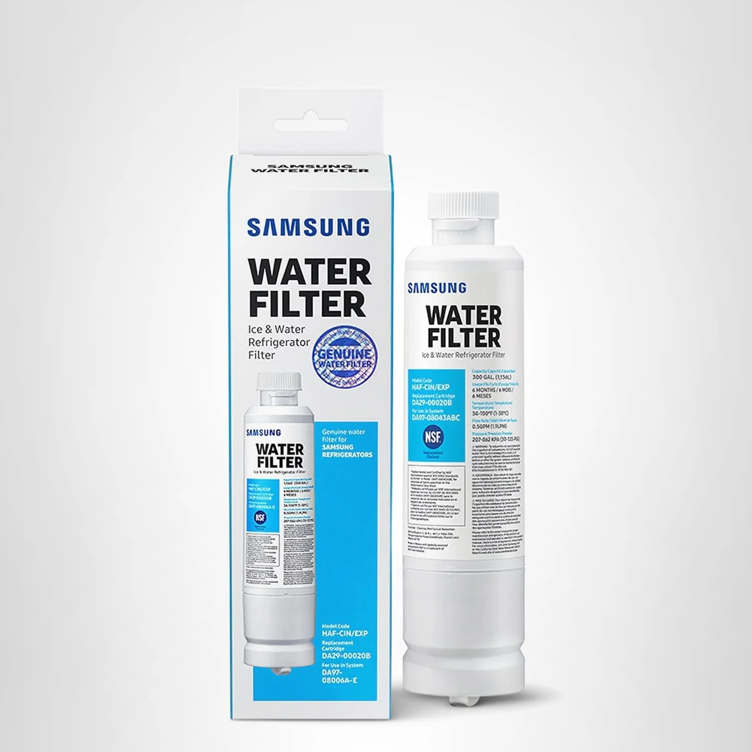 Samsung HAF-CIN/EXP De flujo directo Blanco - Filtro de agua