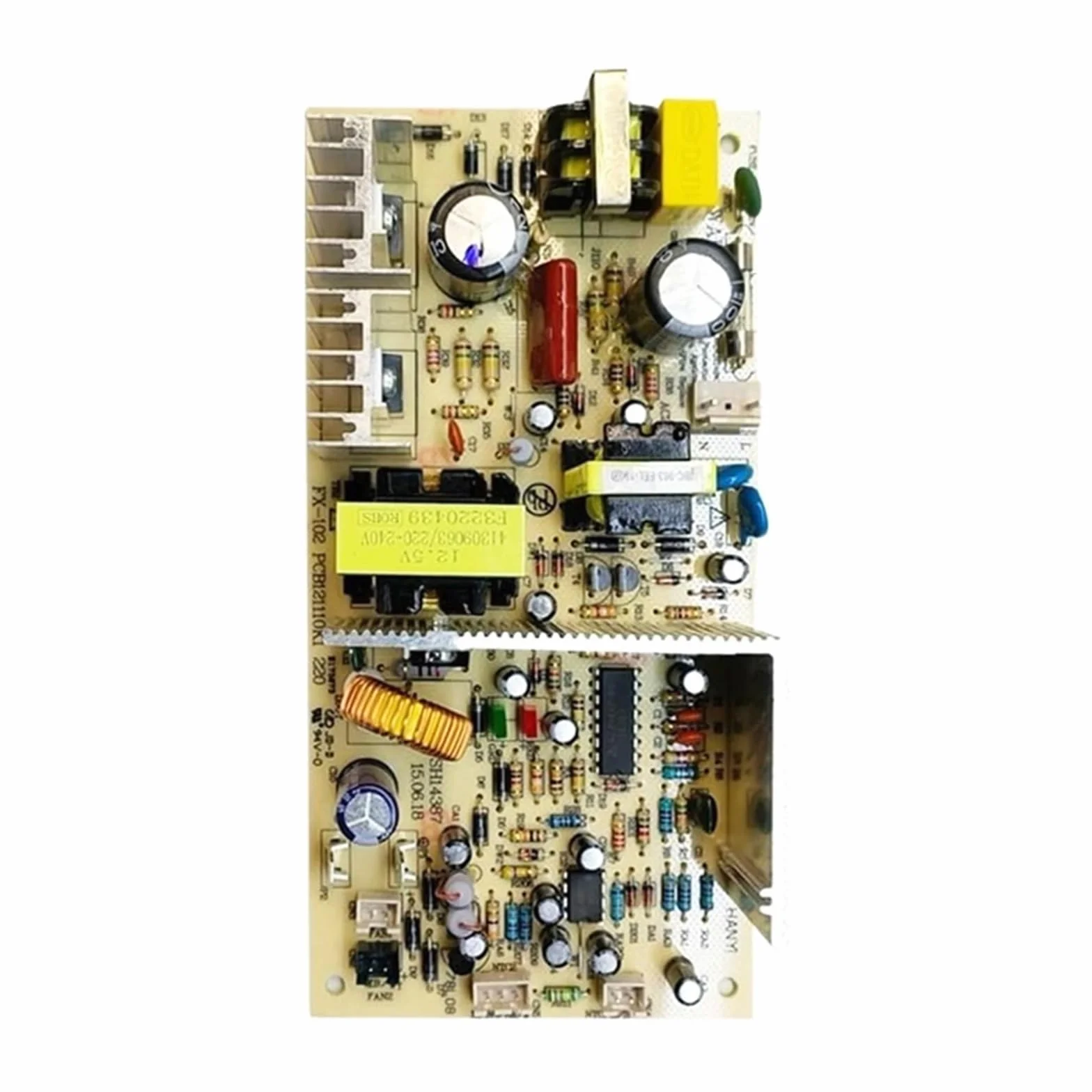 FX102 - Placa principal de fuente de alimentación de 12,5 V PCB121110K1 para módulo de alimentación de gabinete de vino de 220 V-240 V
