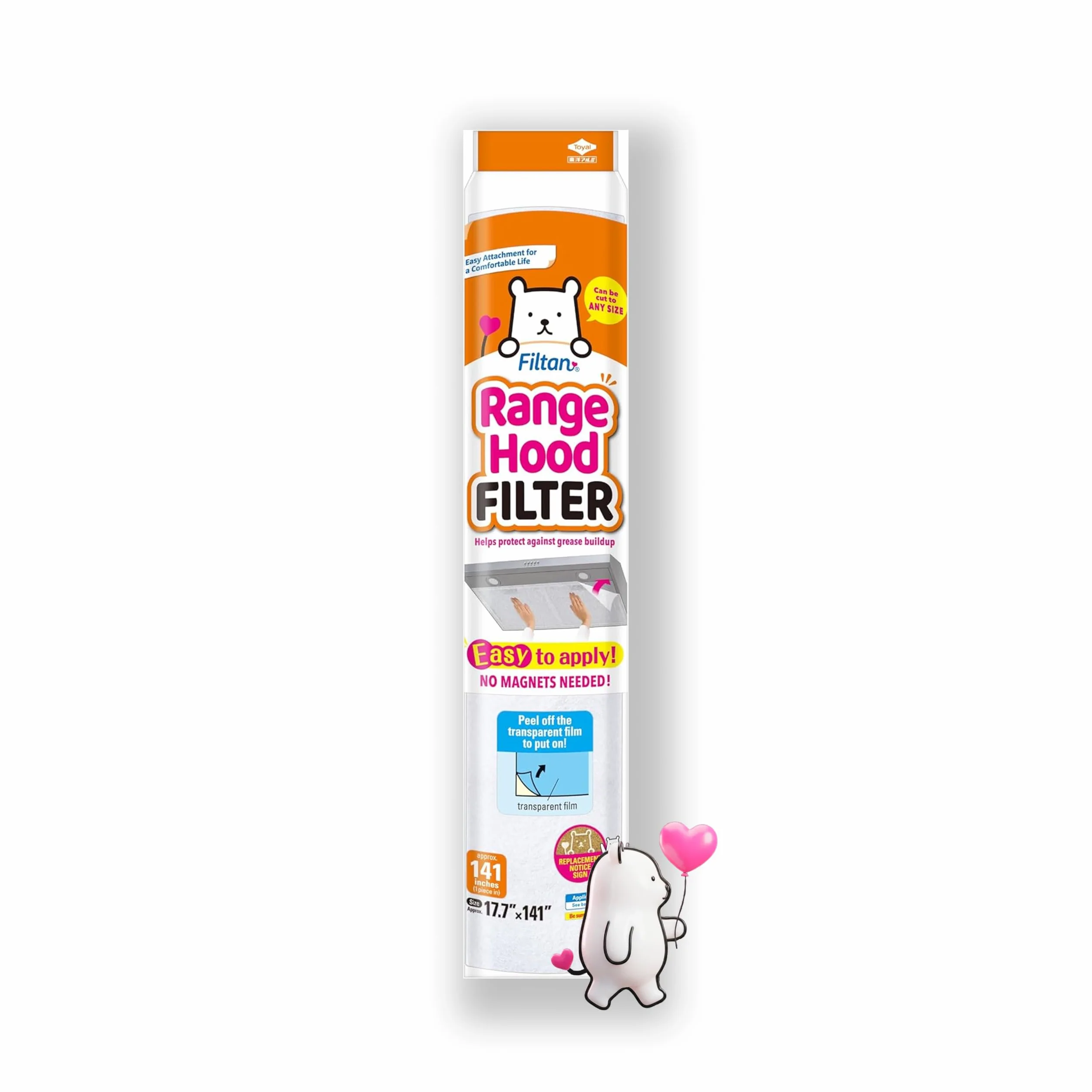 Filtro esponjoso fácil de pegar, tamaño libre de 3,6 m