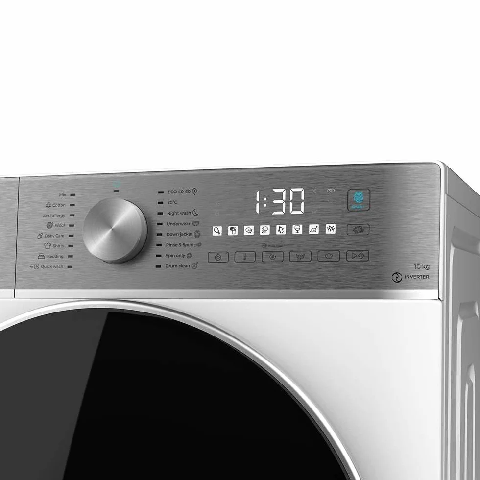 Cecotec Lavadora 10Kg Carga Frontal Bolero DressCode 10800 Inverter A 2000W, 1400 rpm, 16 Programas, Motor Inverter Plus, Vapor SteamMax, Lavado Inteligente, Detector de Carga