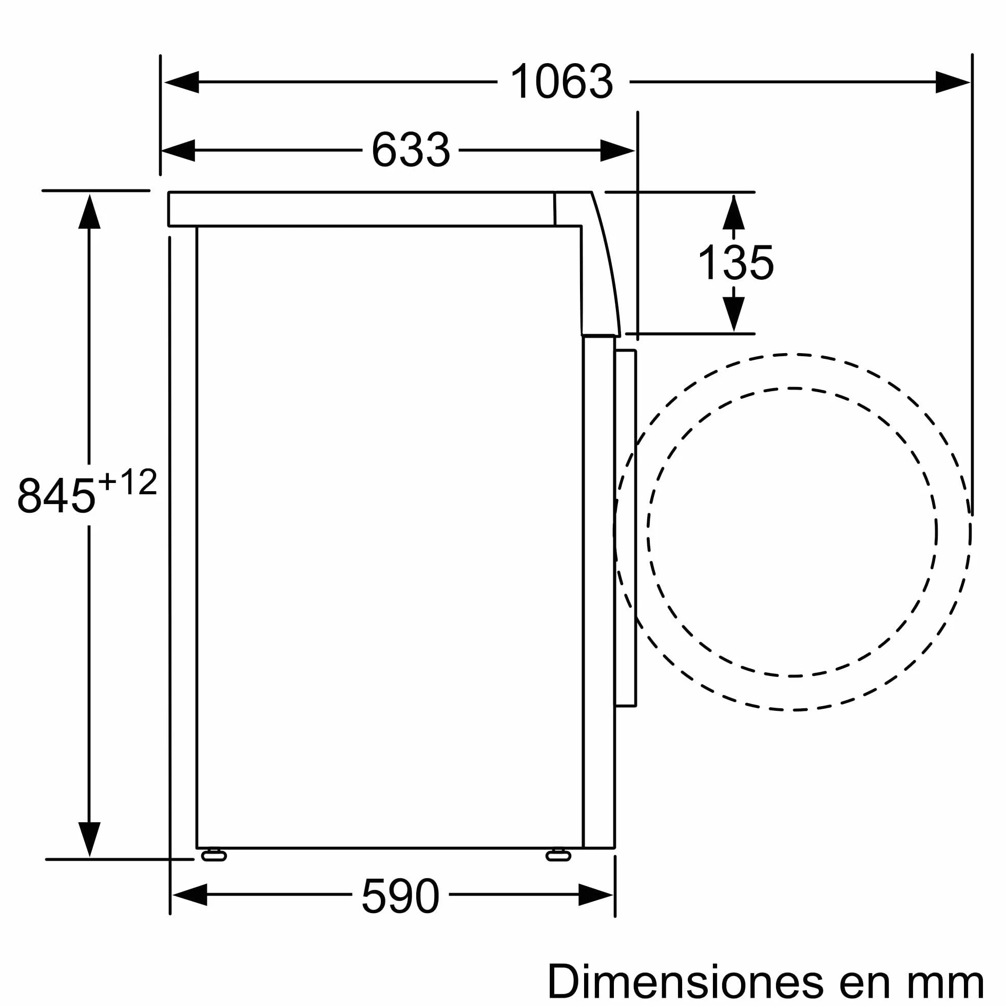 Balay - Lavadora de libre instalación, 8 kg, Tecnología AquaControl Plus, Programa Plancha, Función Más rápido, blanco, 3TS282B