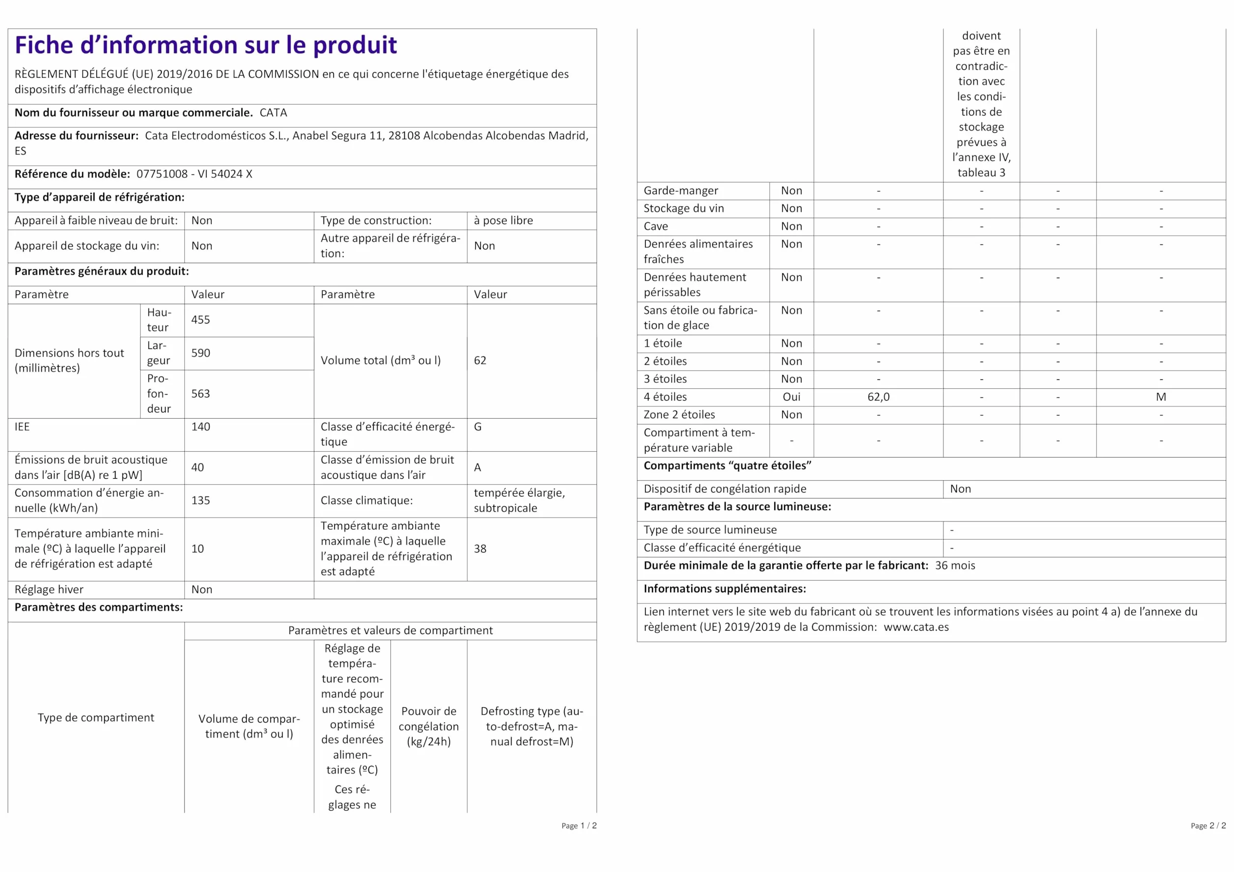 CATA VI 54024 X Vinoteca Integrable 24 Botellas, No Frost, 62 Litros, Puerta Reversible, Control Electrónico LED, Estantes para Vino, Iluminación LED, 45 cm, Acero Inoxidable