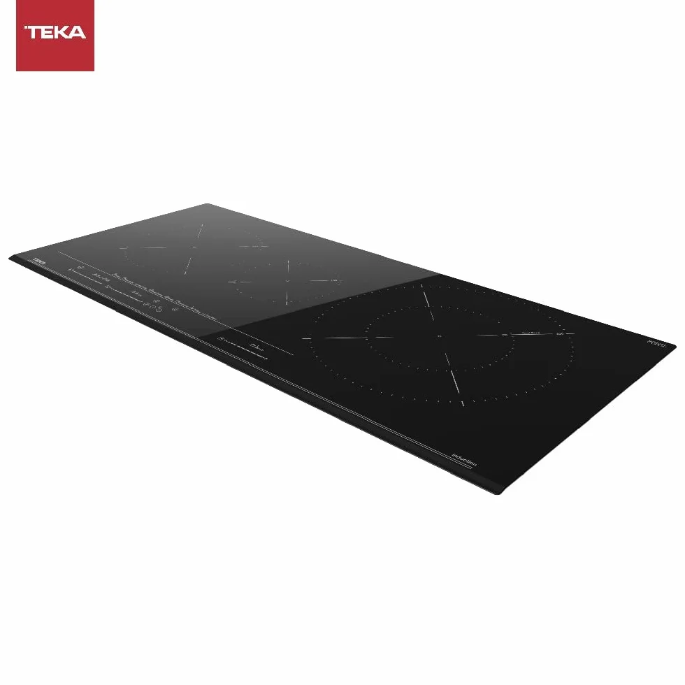 TEKA Placa de Inducción 90 cm, 3 Zonas, Control Táctil MultiSlider, Power Plus, Stop & Go, Zona Paellera XL, Modelo IZC 93320 MST