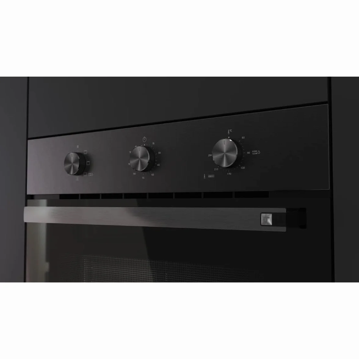 TEKA Horno Multifunción 60cm HydroClean ECO 6 Funciones Guías Plus Extension Bandeja Antivuelco Clase A+ NEO HSB 6150 FBK