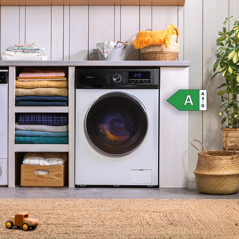 Cecotec Lavadora Carga Frontal Bolero Dresscode 10500 Inverter 10Kg 1950W 1400 rpm Blanca