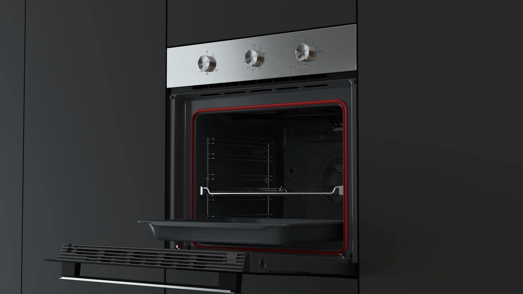 TEKA Horno Multifunción 60cm HydroClean ECO 6 Funciones Guías Telescópicas Clase A+ NEO HSB 6150 SS