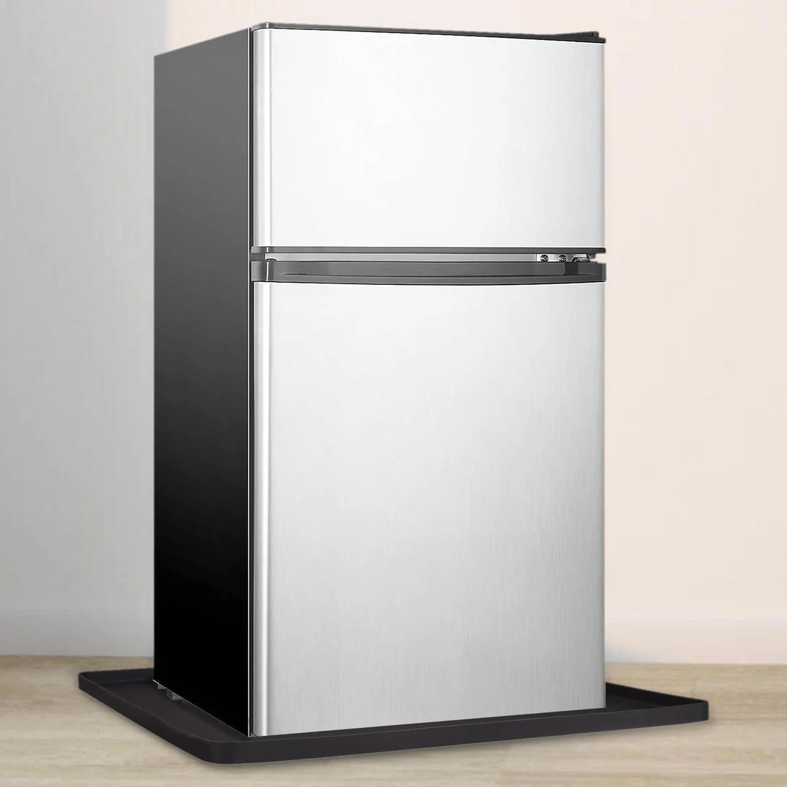Bandeja de Goteo de Silicona para Refrigeradores Mejorada para Evitar Derrames, NEGRO, 60x50cm