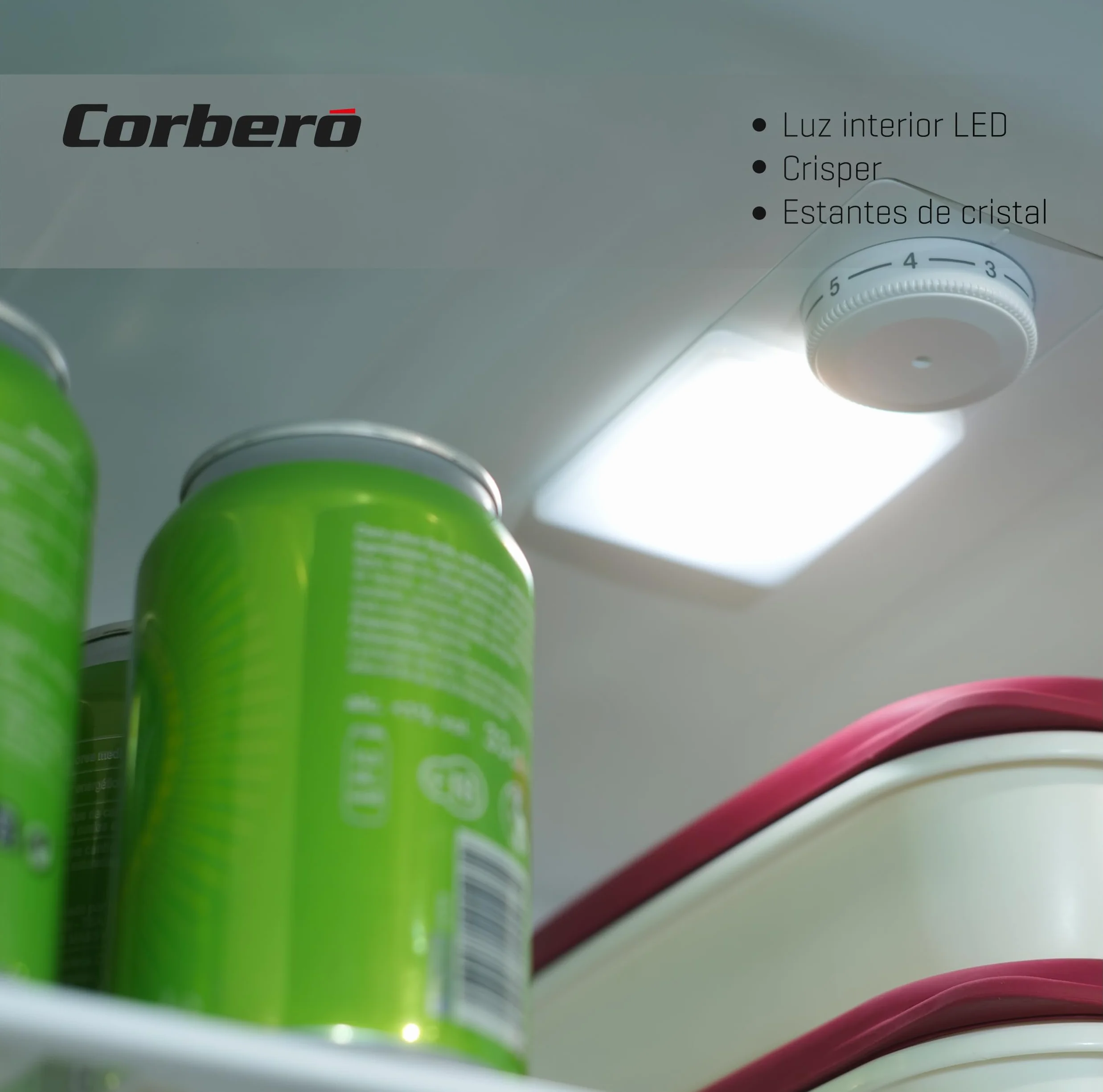 Corbero Frigorífico Combi Estático CCH1824EX 262L 180cm Inox