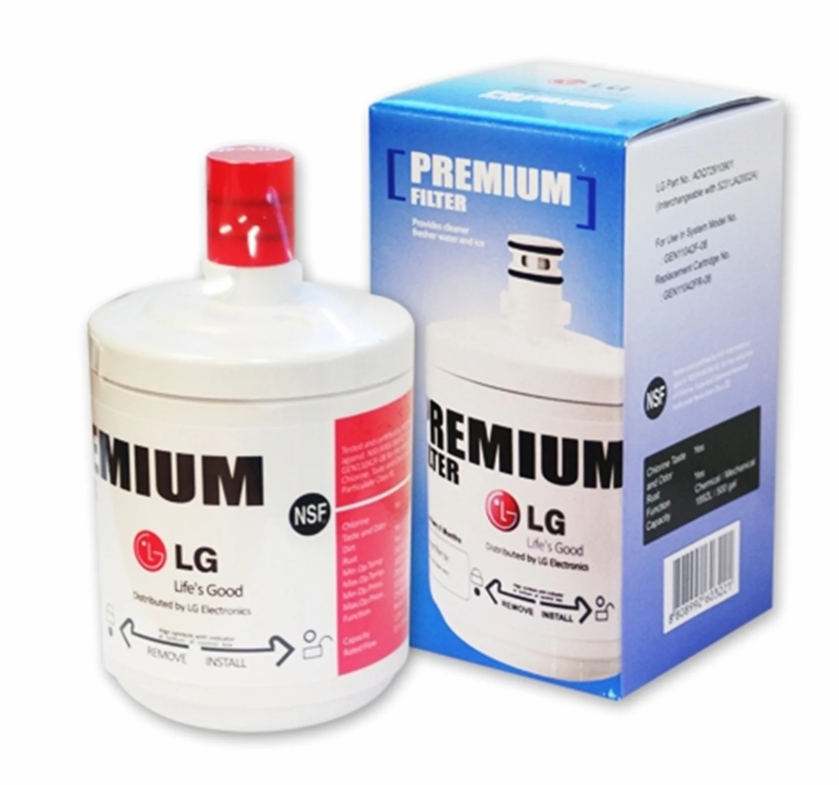 LG – filtro de agua interno LT500P Premium para frigorífico.