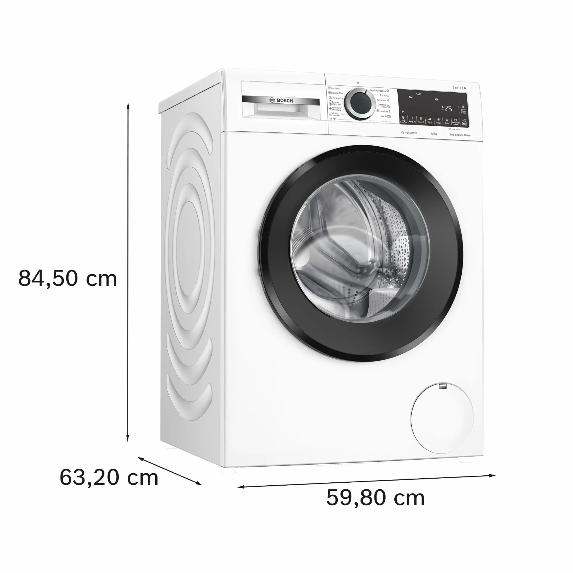 Bosch WGG254Z5ES Lavadora Carga Frontal 10kg Iron Assist AntiManchas Blanco