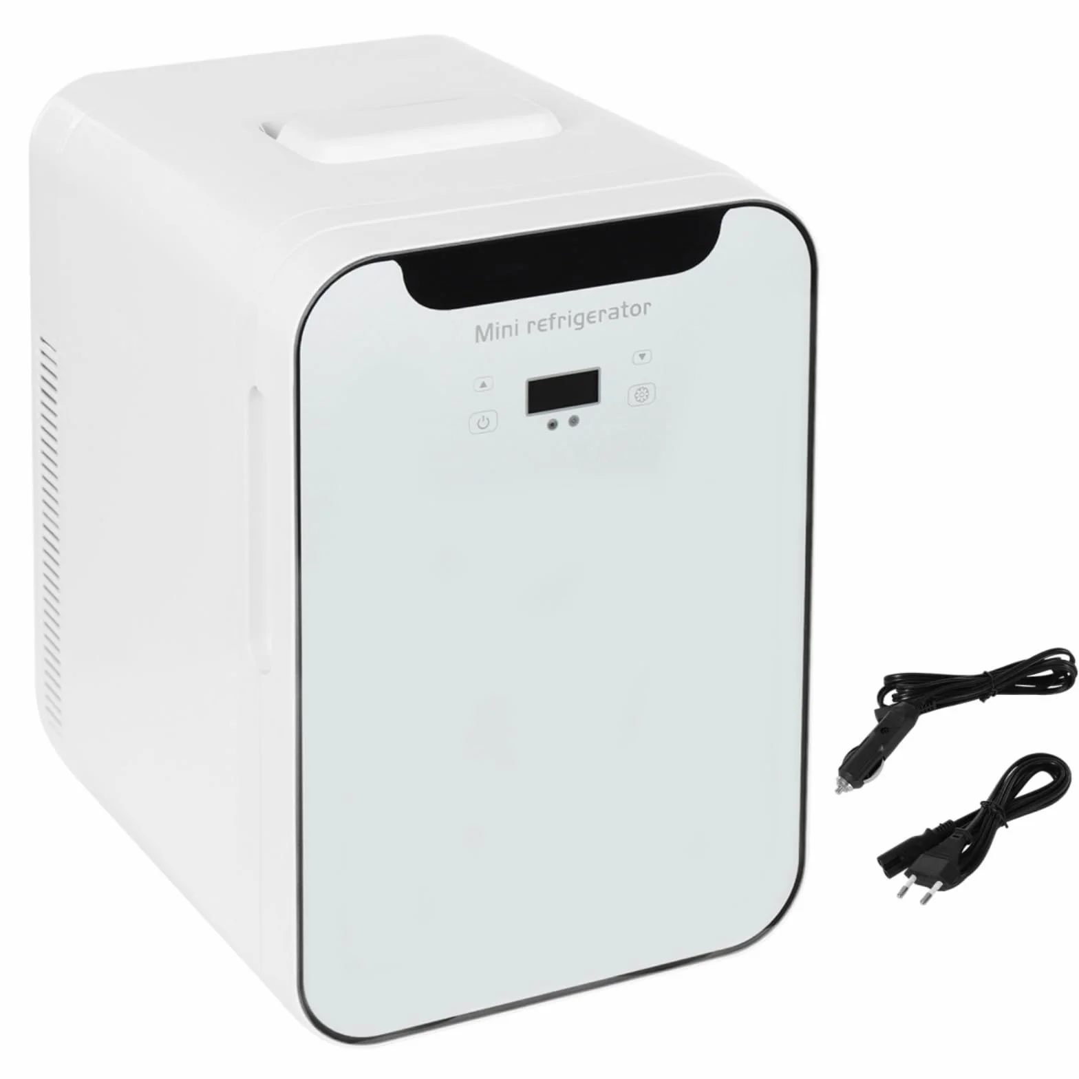 Mininevera multifunción de 20 litros con control de temperatura y pantalla LED digital, minibar, enfriamiento rápido en el enfriador, nevera pequeña, nevera para habitación, coche y oficina
