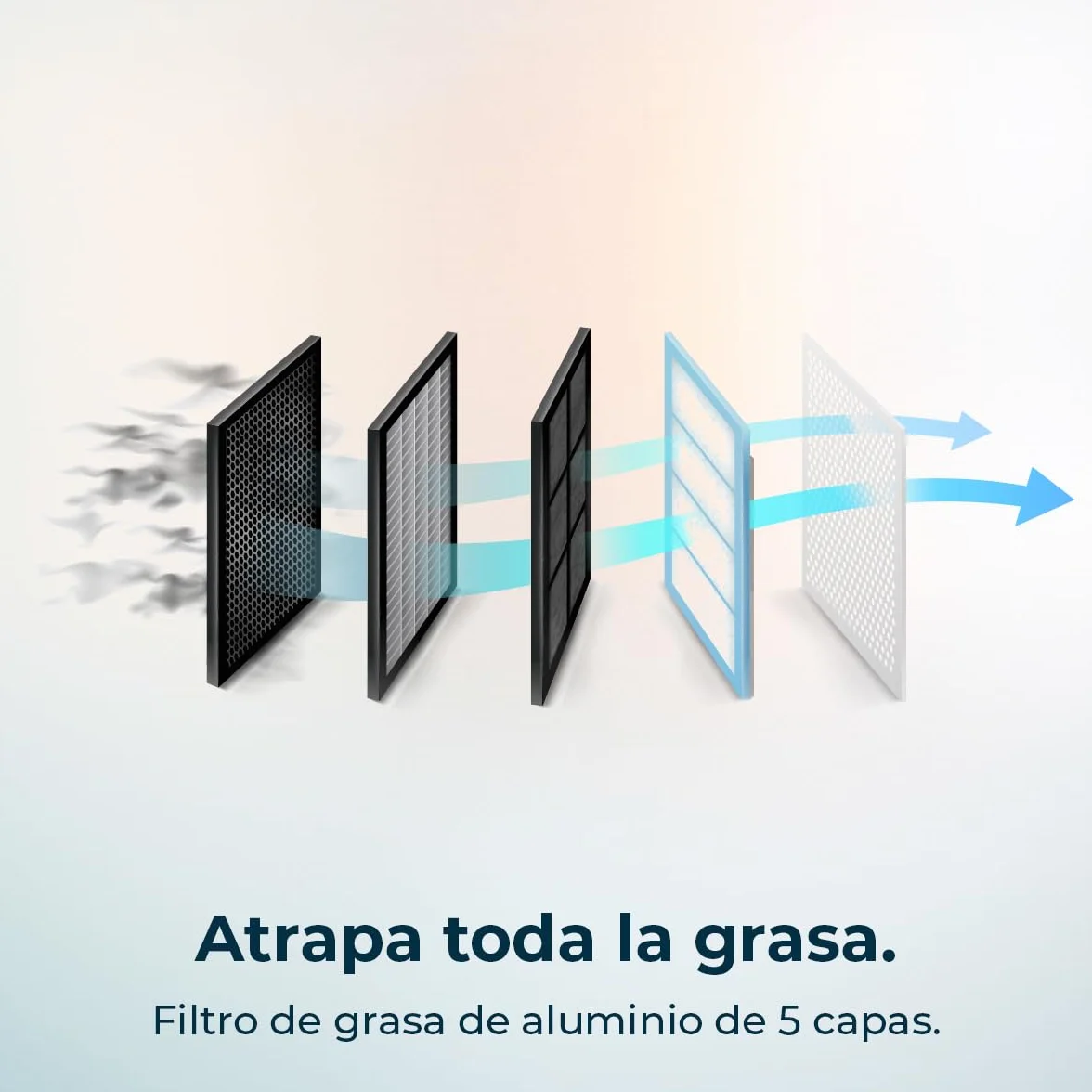 Cecotec Campana Extractora 44cm En Isla Redonda Bolero Flux Cre 448000 Inox A++ Acabado Acero Inox Succión 800m3/h Motor 210W Control Electrónico Luz Filtro Carbono