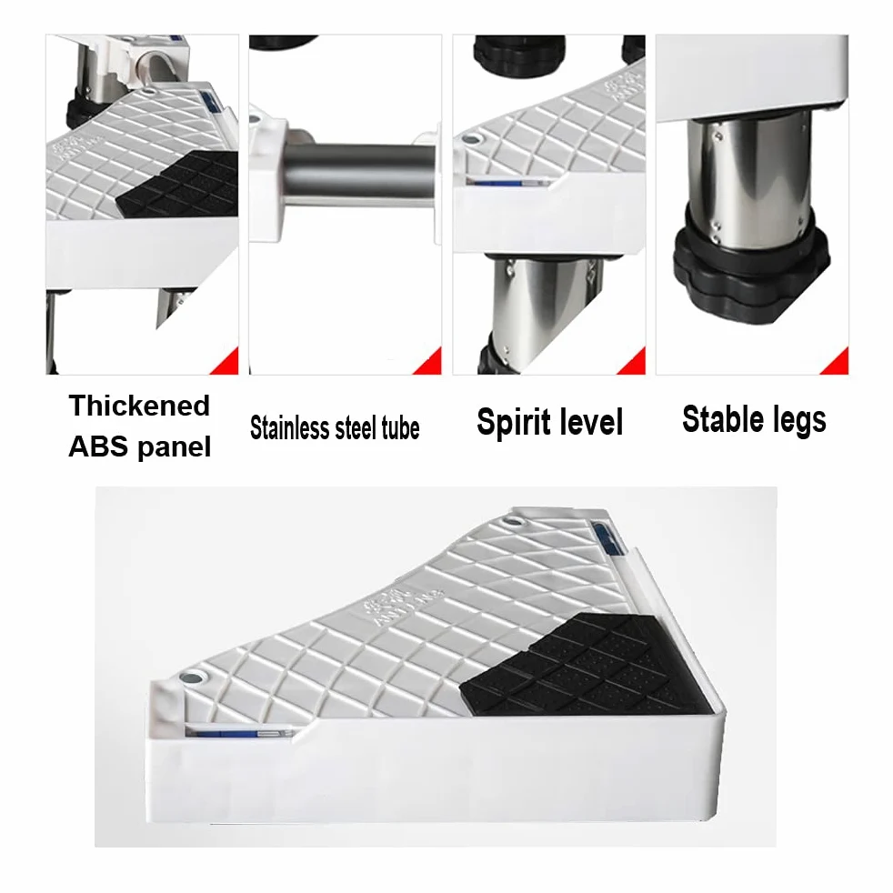 Base Ajustable con Patas De 4/8/12 Pulgadas, Antivibración, Silenciosa, para Lavadora, Longitud/Ancho De 47-67 Cm, Pedestales Y Marcos para Secadora Y Refrigerador, Sopo,12 Legs-15-18cm