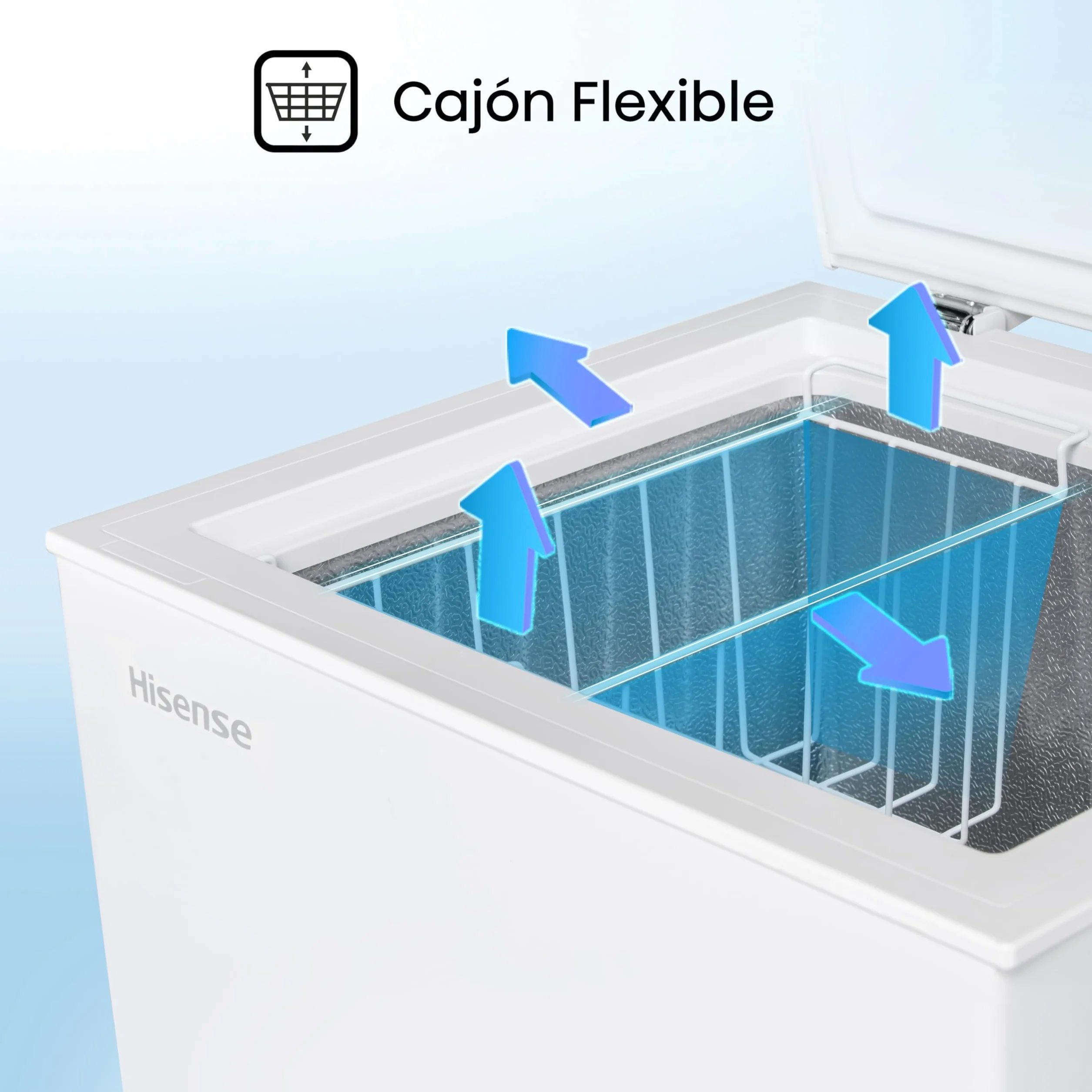 Hisense FT184D4AWYE Arcón Congelador Horizontal 142 L Blanco 40 dBA