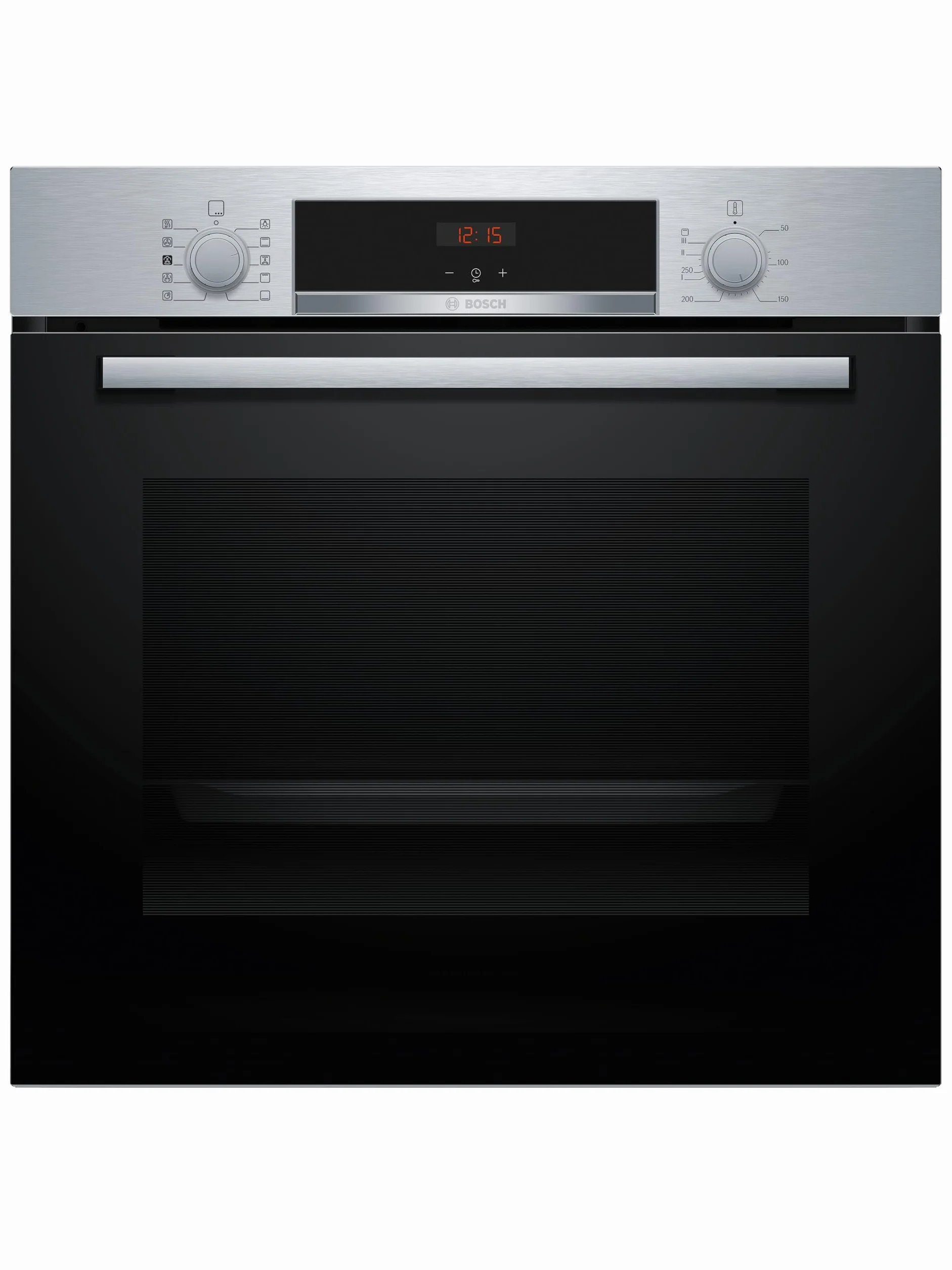 Bosch - Horno Multifunción con Vapor añadido, Serie 4, 60 cm. de ancho, 3D Hotair, Acero, HQA514ES3