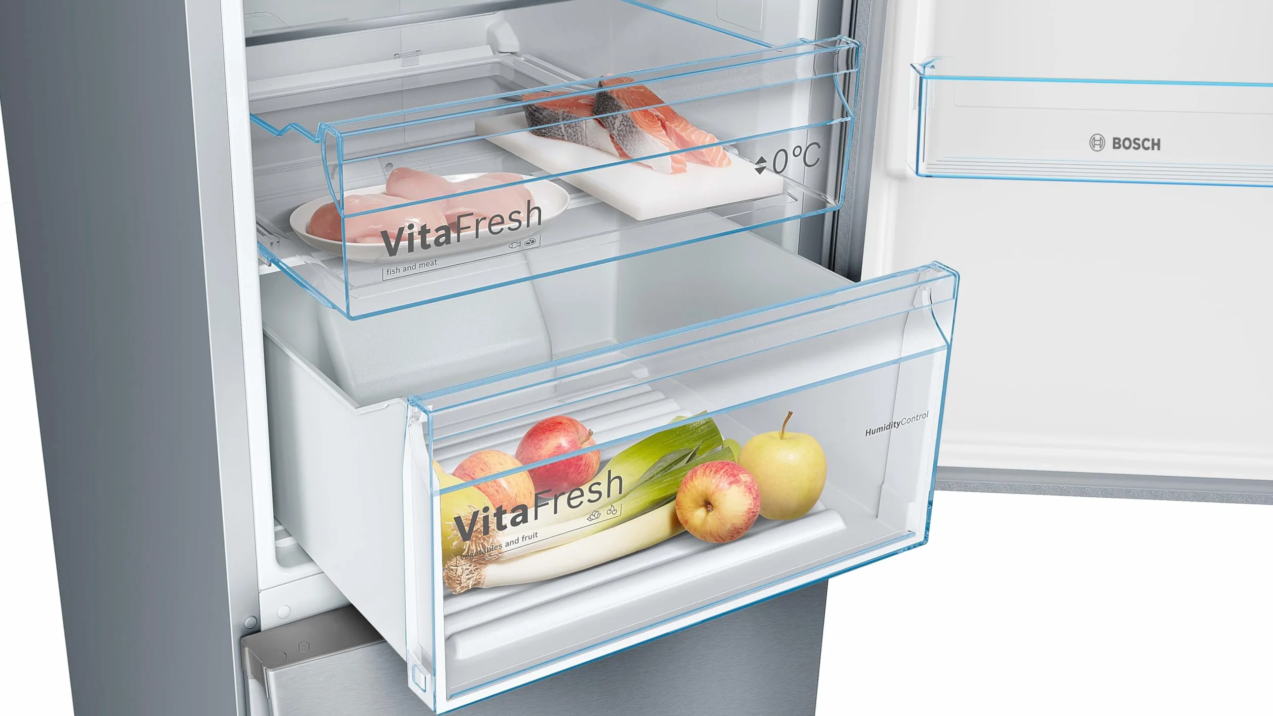 Bosch Frigorífico Combinado Serie 4 KGN39VIEB 60 cm Total NoFrost Acero Antihuellas
