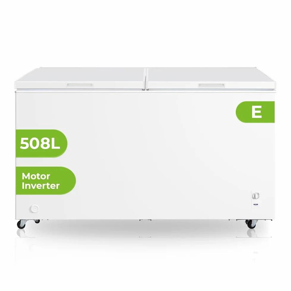 Aspes Congelador Horizontal Blanco ACHH5201EDC 508L Dual Cooling 2 Cestas Clase E