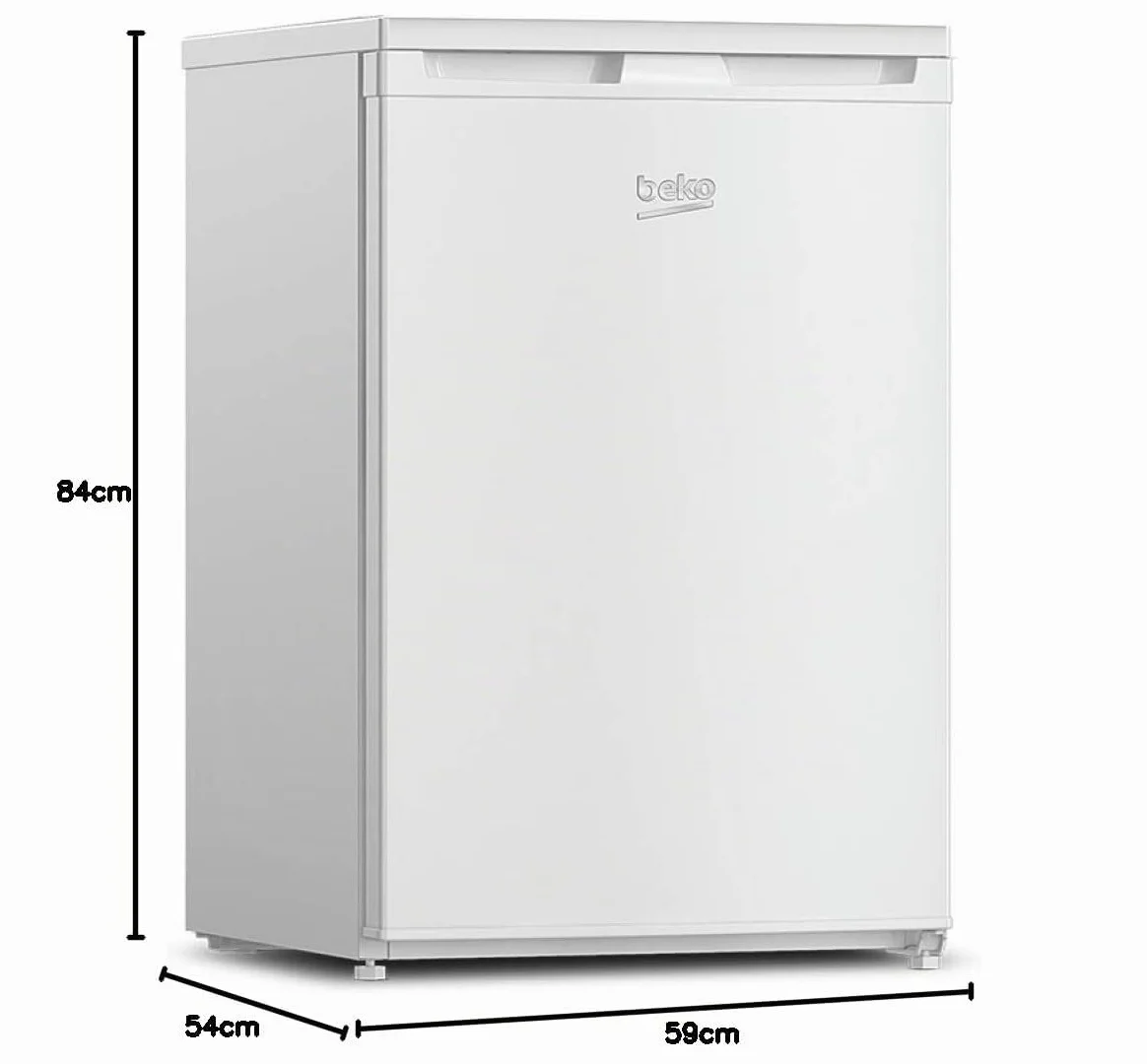 Frigorífico BEKO TSE1284N Blanco 84 X 54,5 CM