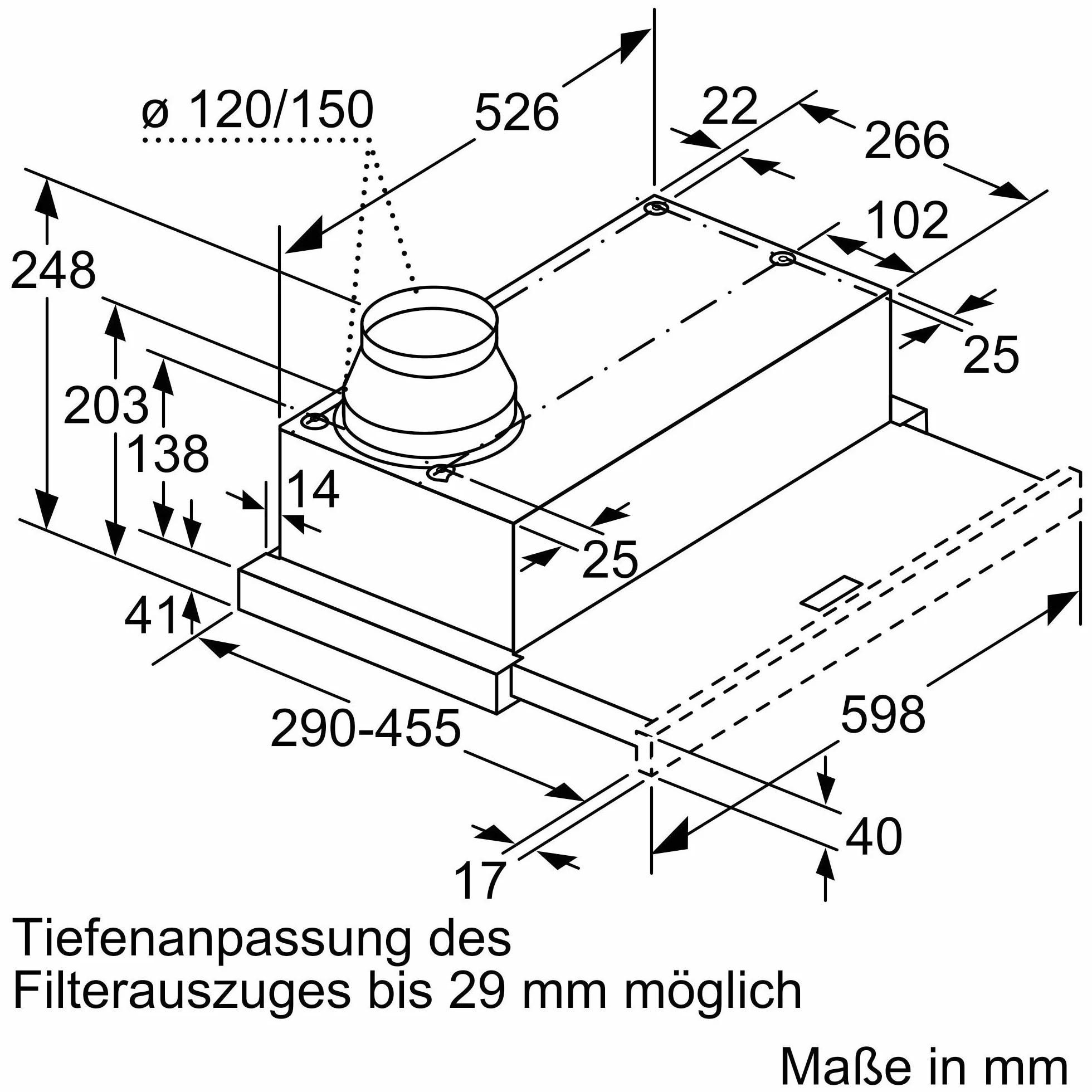 Bosch DFL064A52 Serie 4 - Campana de pantalla plana, 60 cm de ancho, circulación y salida de aire, fabricado en Alemania, motor EcoSilence Drive silencioso y eficiente, iluminación LED uniforme,